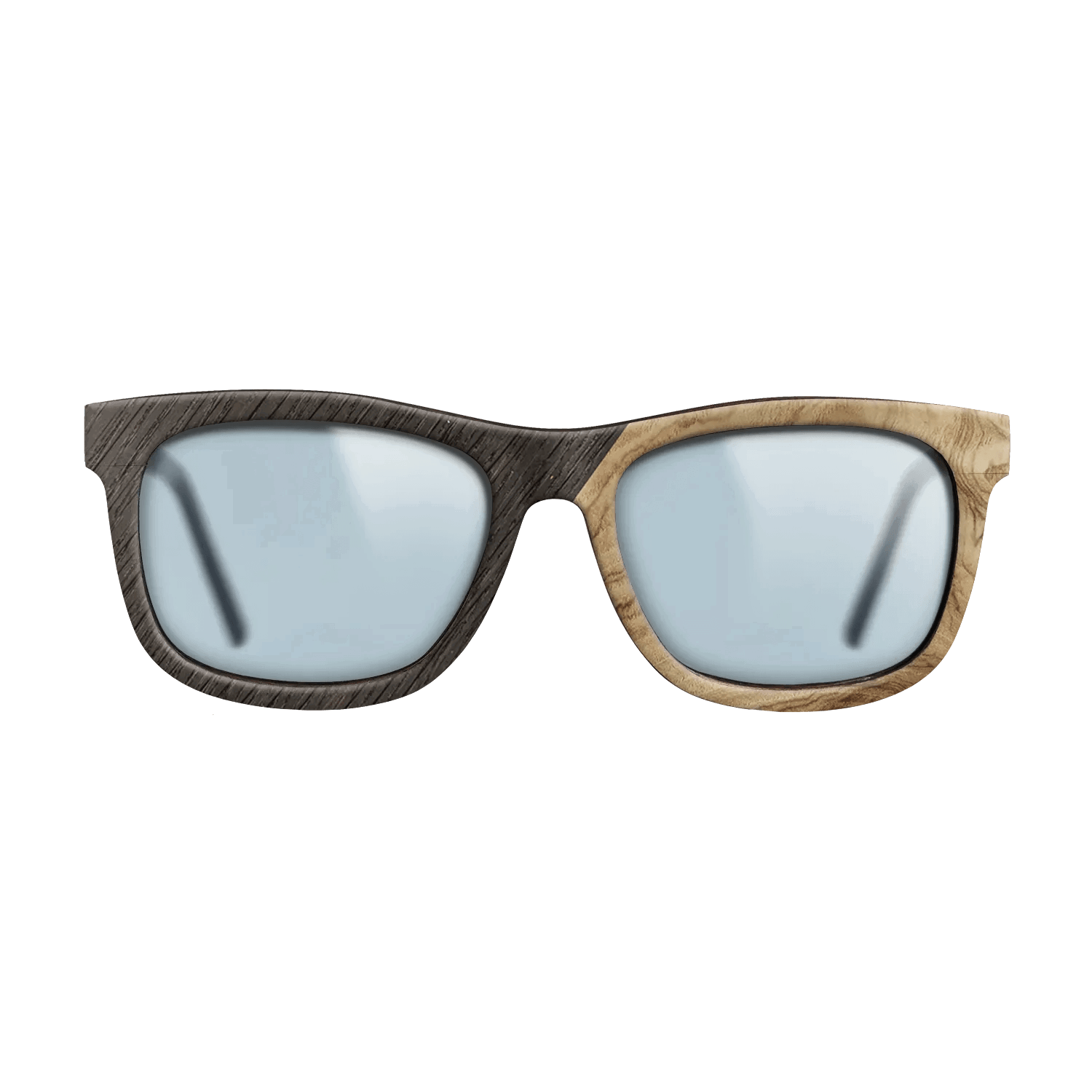 Fumed Oak,Olive Burl,Poplar Dyed: Red: Angle Cut - The Hero - Square - SIRIS wood optic