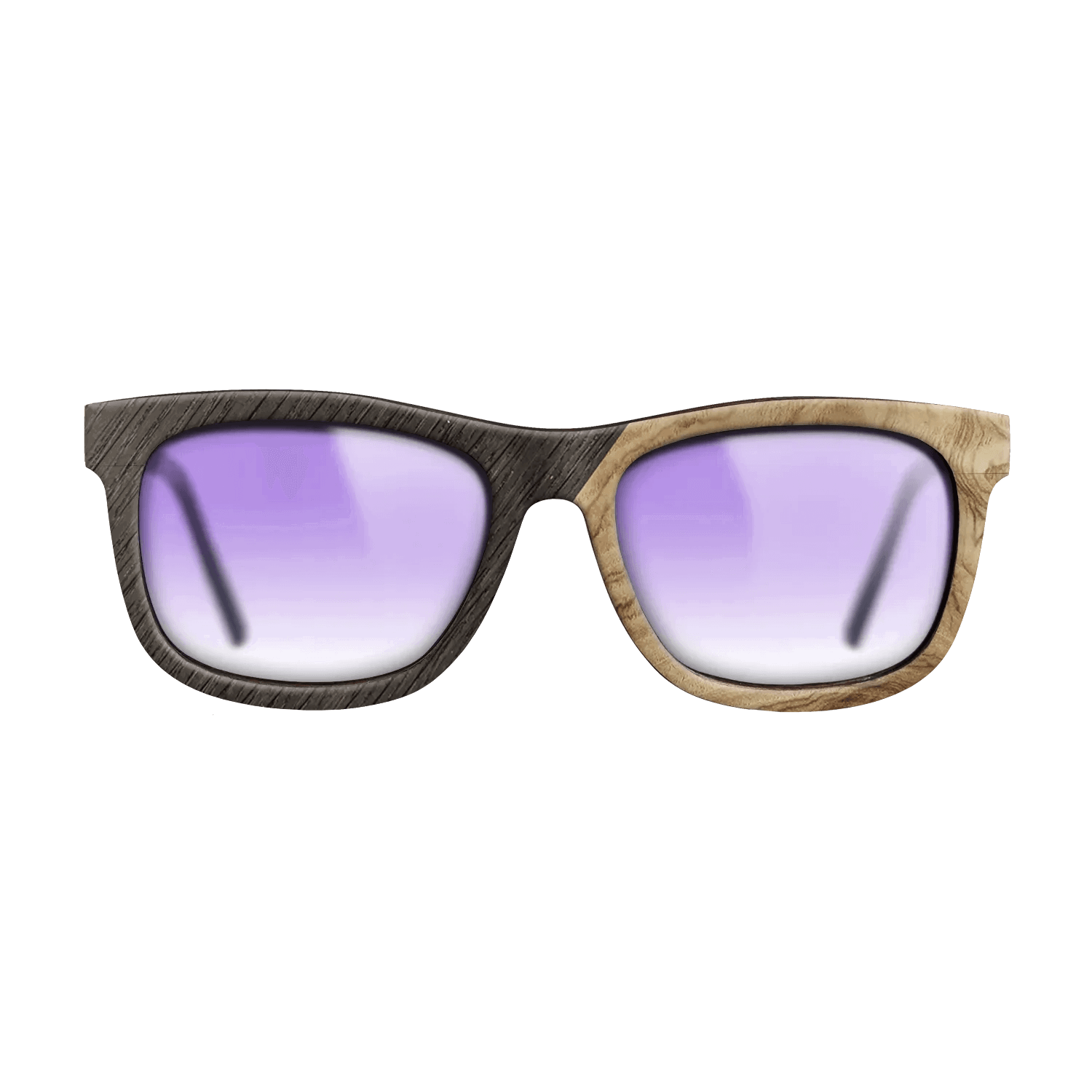 Fumed Oak,Olive Burl,Poplar Dyed: Red: Angle Cut - The Hero - Square - SIRIS wood optic