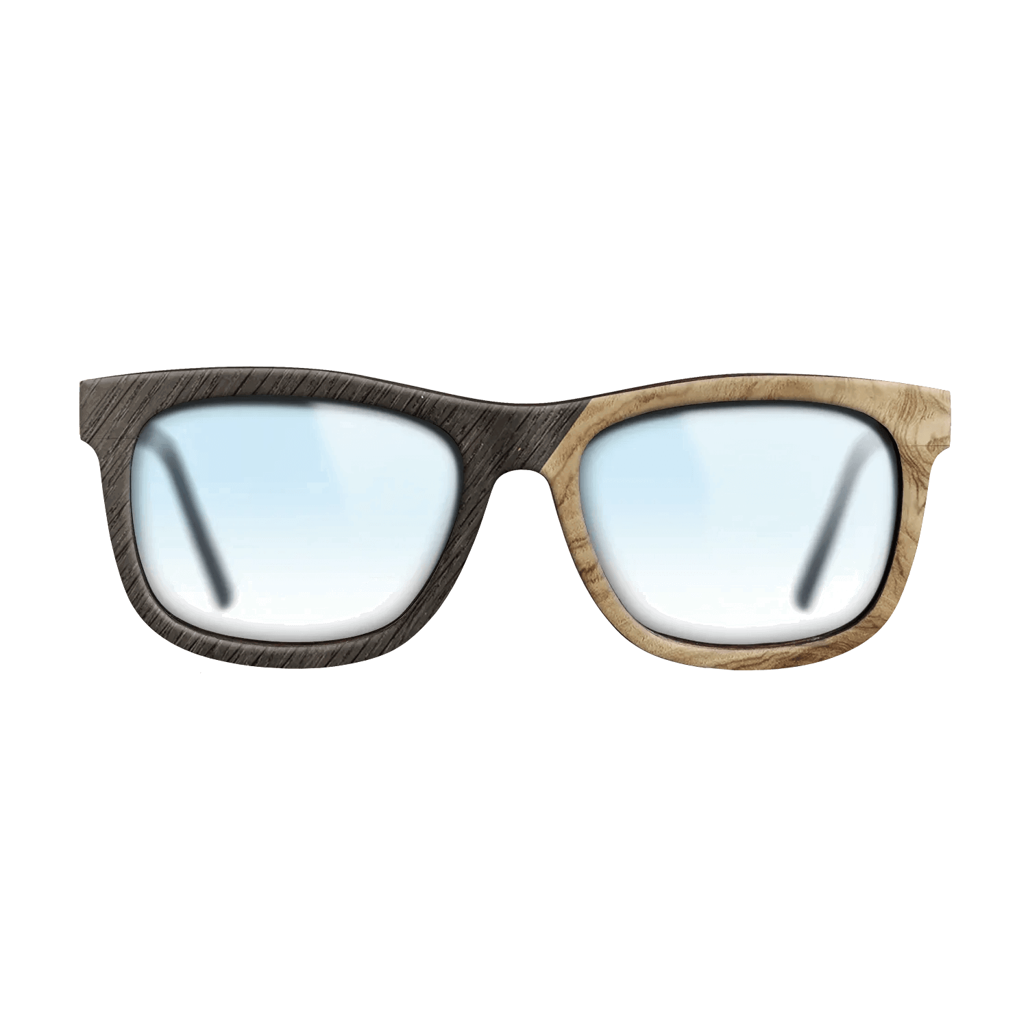 Fumed Oak,Olive Burl,Poplar Dyed: Red: Angle Cut - The Hero - Square - SIRIS wood optic