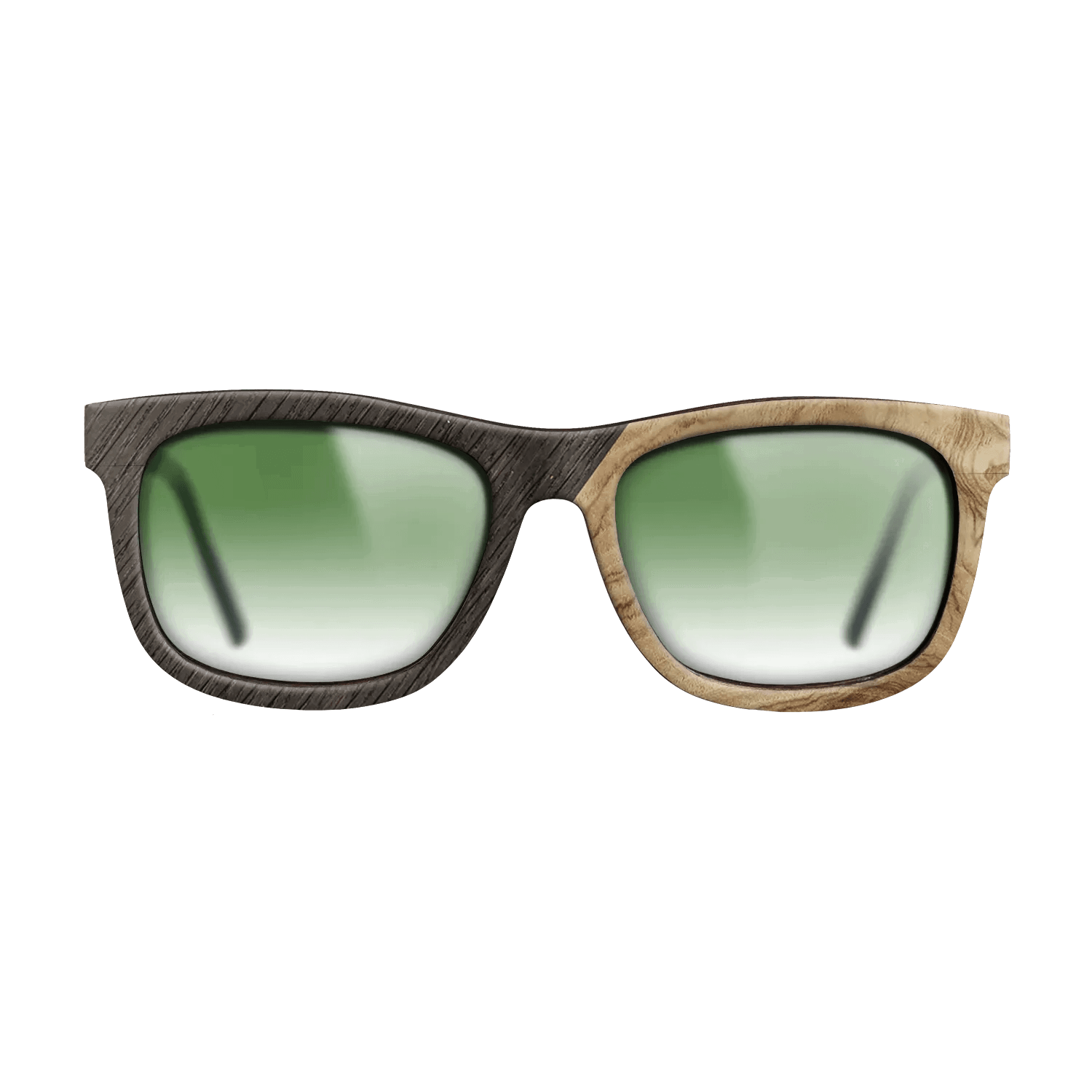 Fumed Oak,Olive Burl,Poplar Dyed: Red: Angle Cut - The Hero - Square - SIRIS wood optic