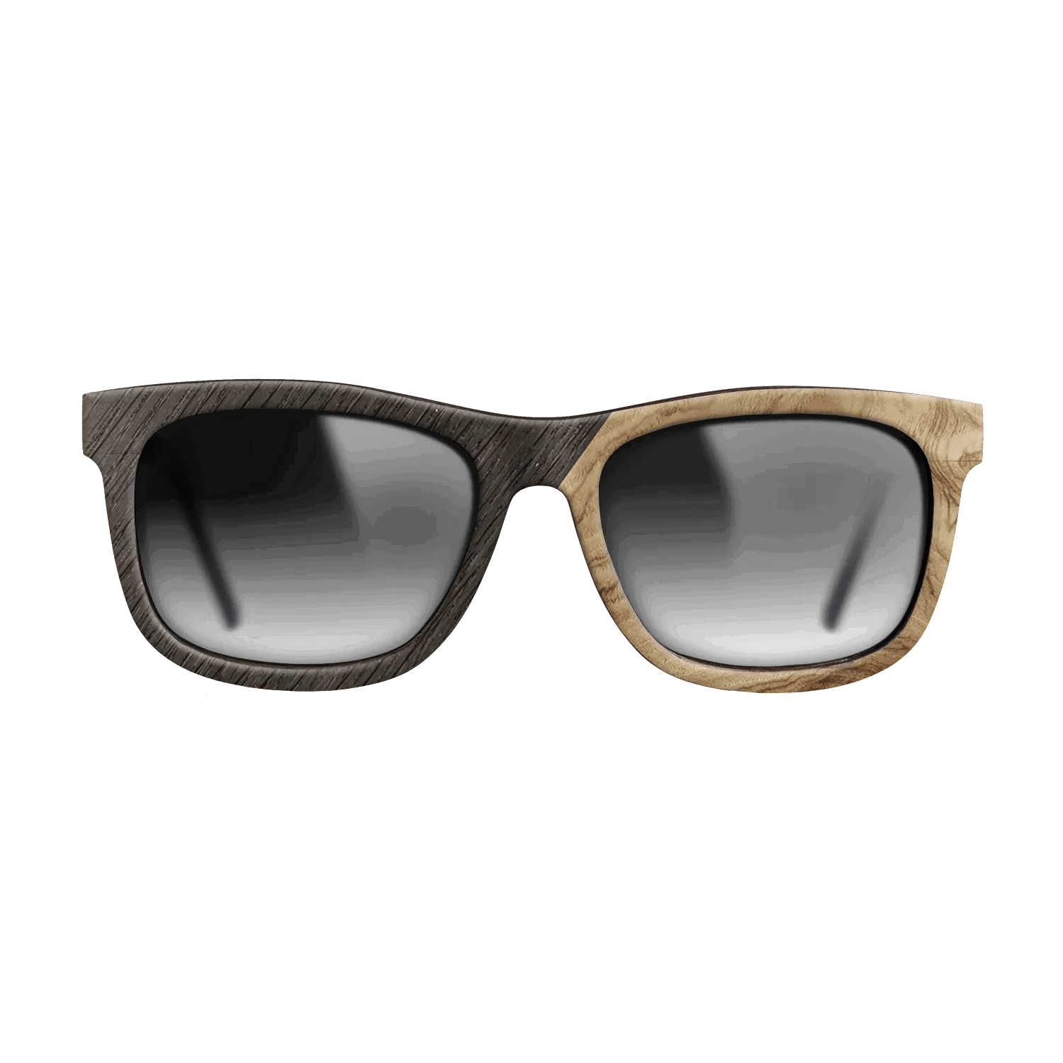 Fumed Oak,Olive Burl,Poplar Dyed: Red: Angle Cut - The Hero - Square - SIRIS wood optic