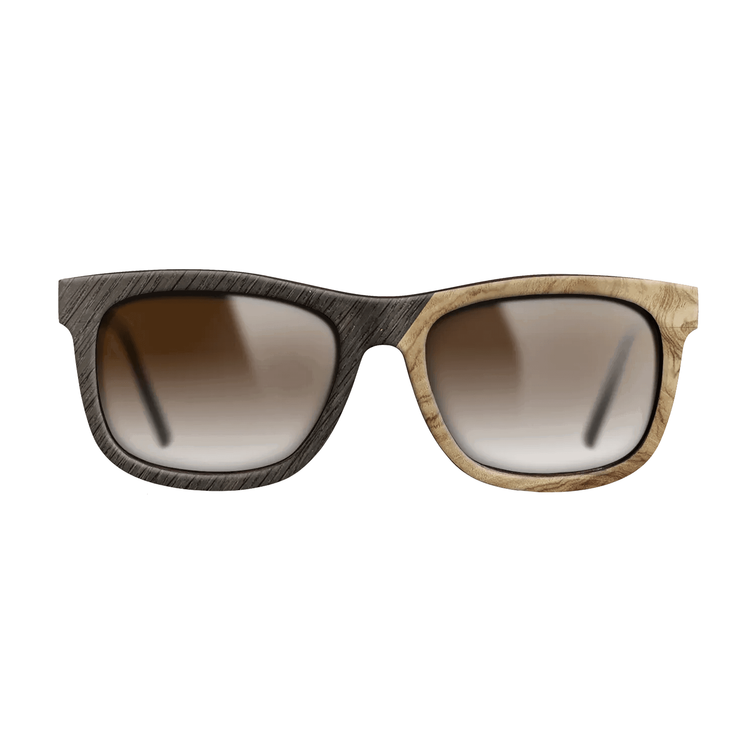 Fumed Oak,Olive Burl,Poplar Dyed: Red: Angle Cut - The Hero - Square - SIRIS wood optic