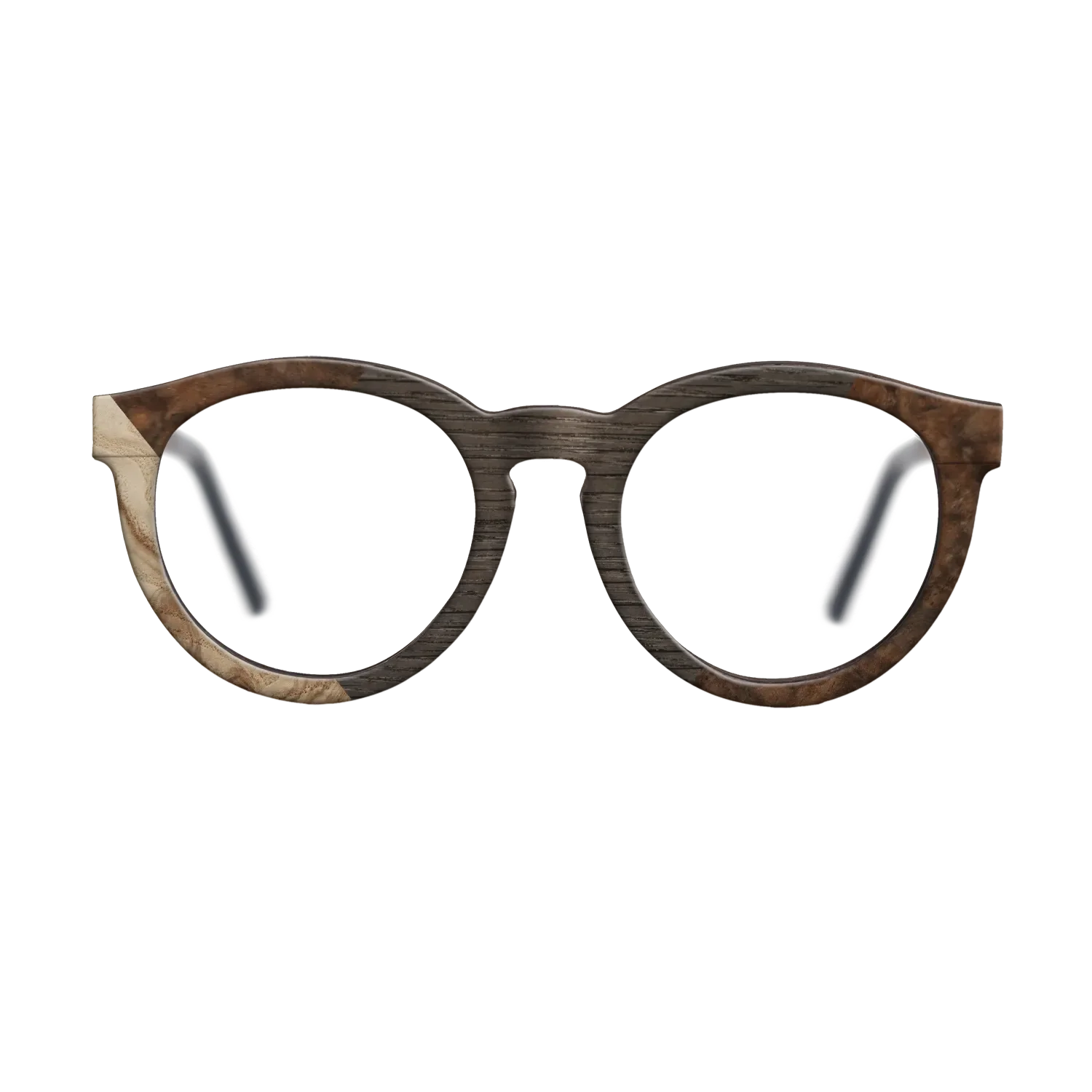 Fumed Oak,Olive Burl,Walnut Burl: Weave - The Rebel - Round - 1754 - SIRIS wood optic
