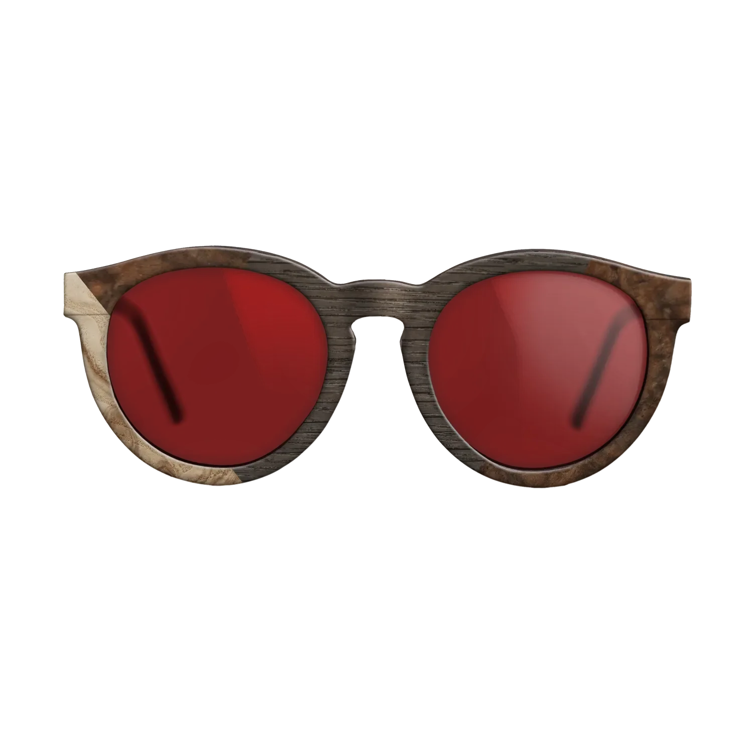 Fumed Oak,Olive Burl,Walnut Burl: Weave - The Rebel - Round - 1754 - SIRIS wood optic