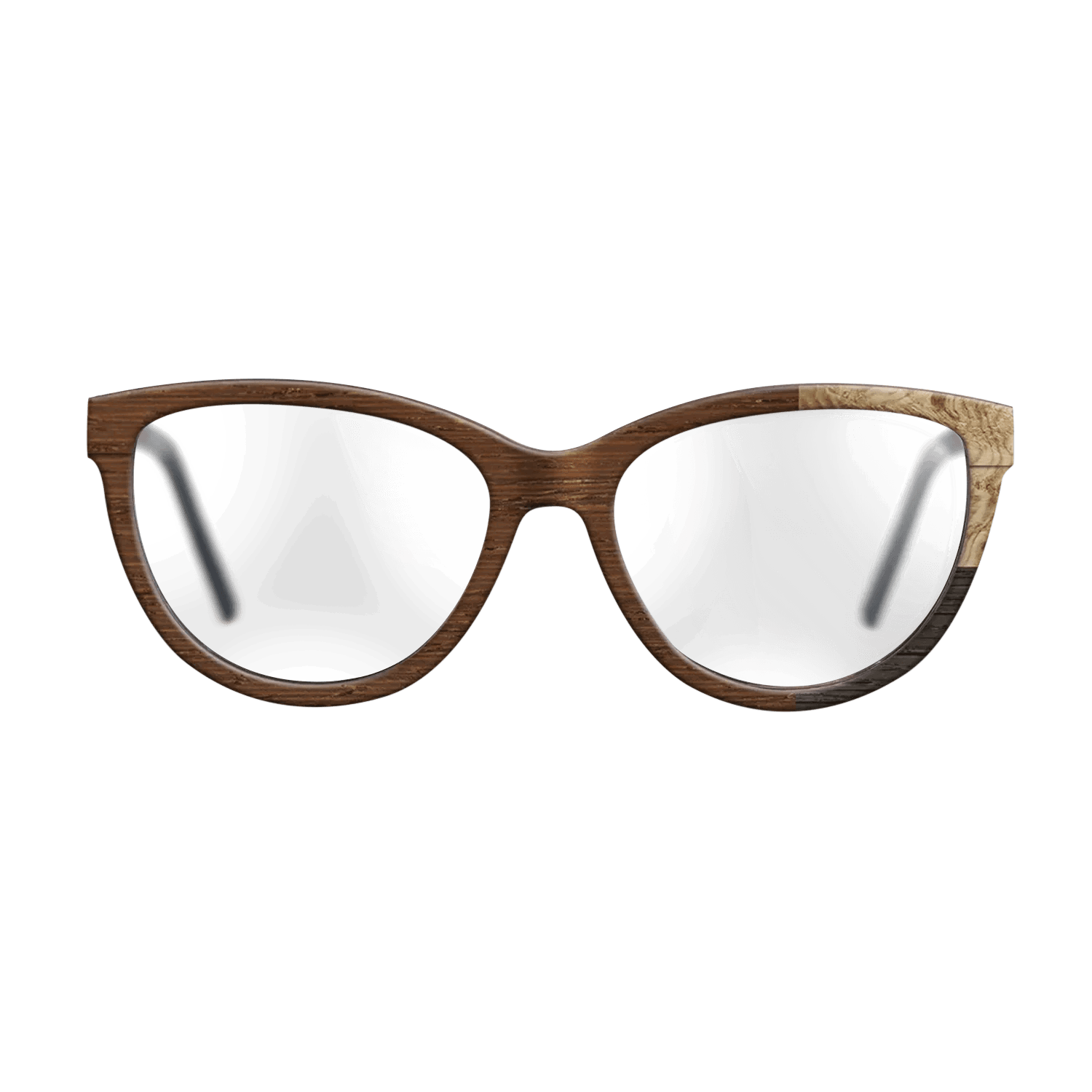 Fumed Oak,Olive Burl,Wenge: Cubic Cuts - The Maiden - Cat - SIRIS wood optic