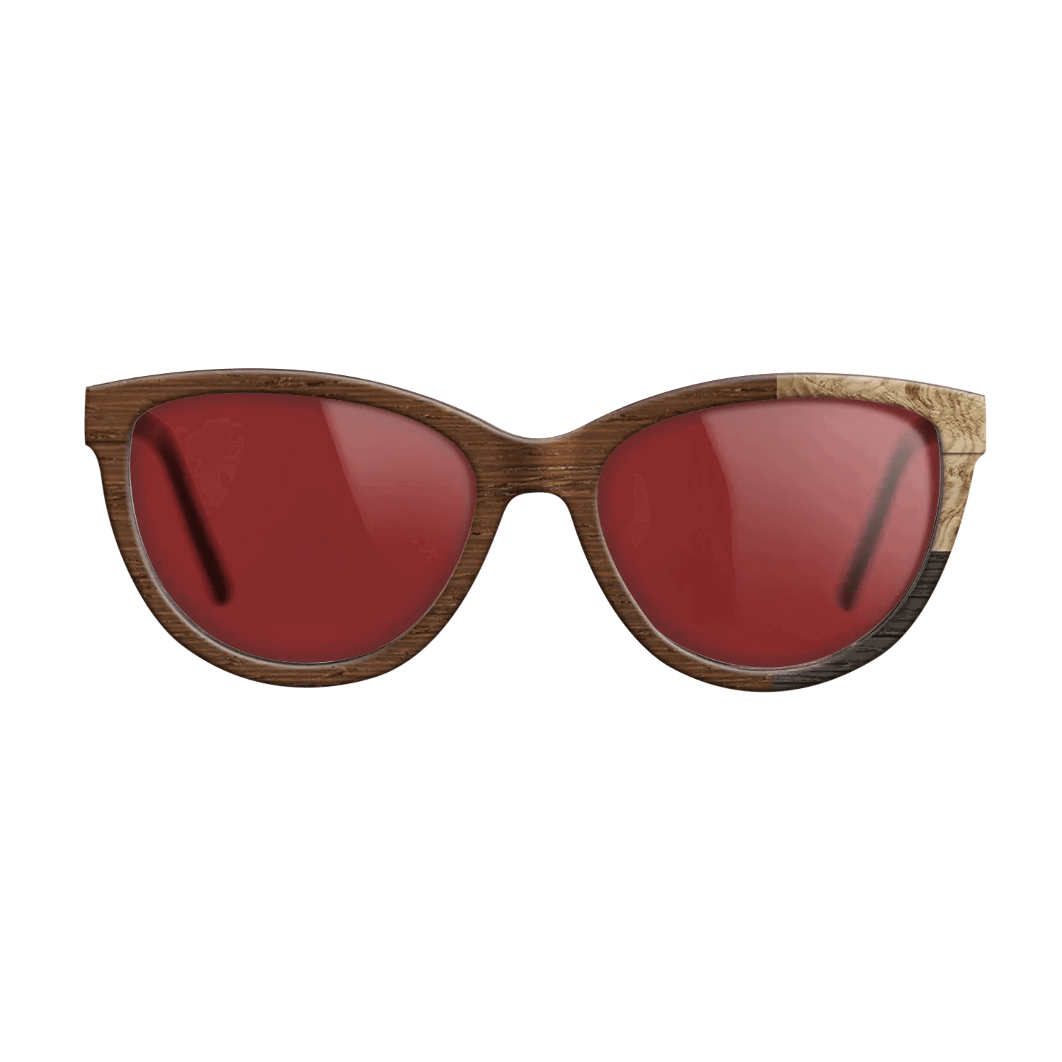 Fumed Oak,Olive Burl,Wenge: Cubic Cuts - The Maiden - Cat - SIRIS wood optic