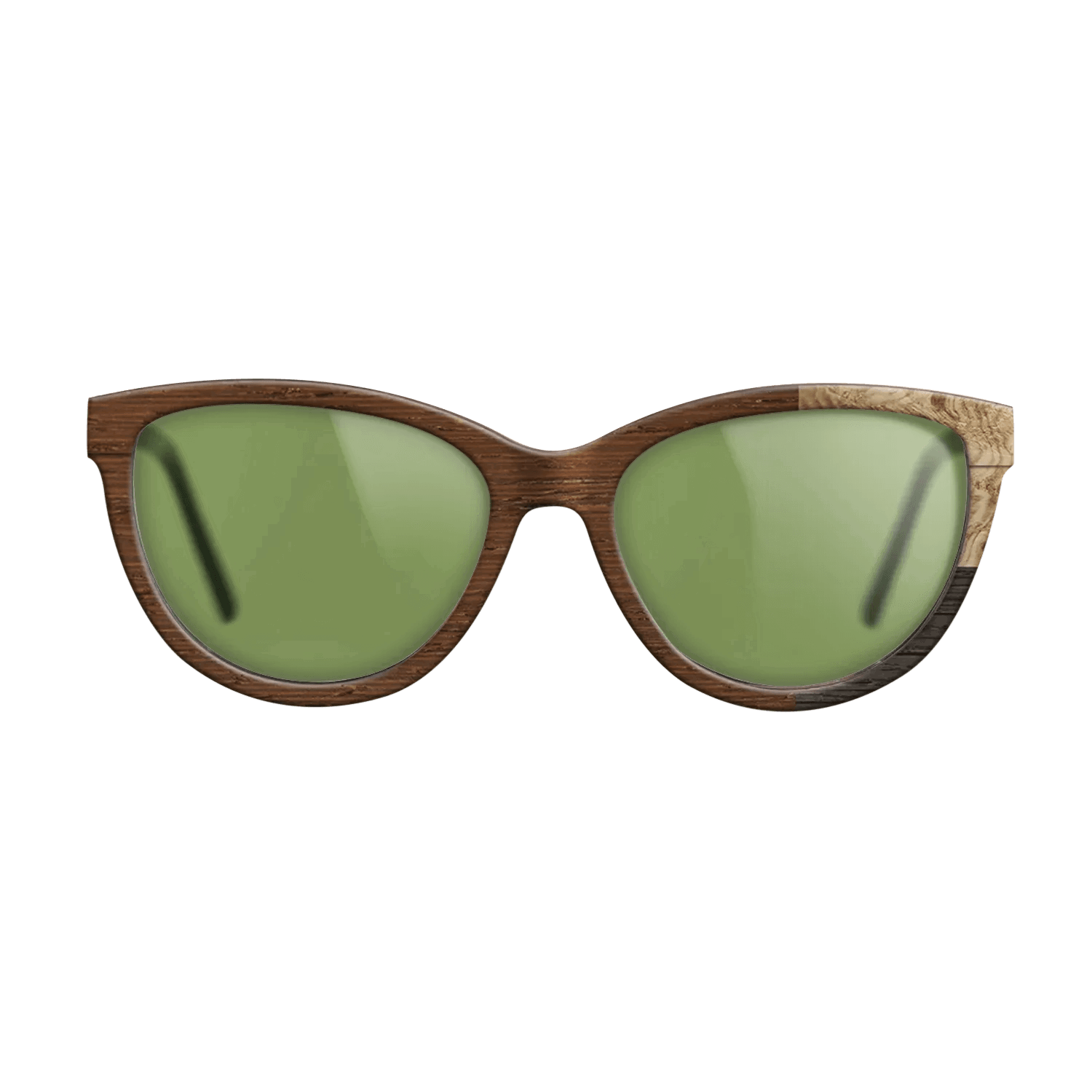 Fumed Oak,Olive Burl,Wenge: Cubic Cuts - The Maiden - Cat - SIRIS wood optic