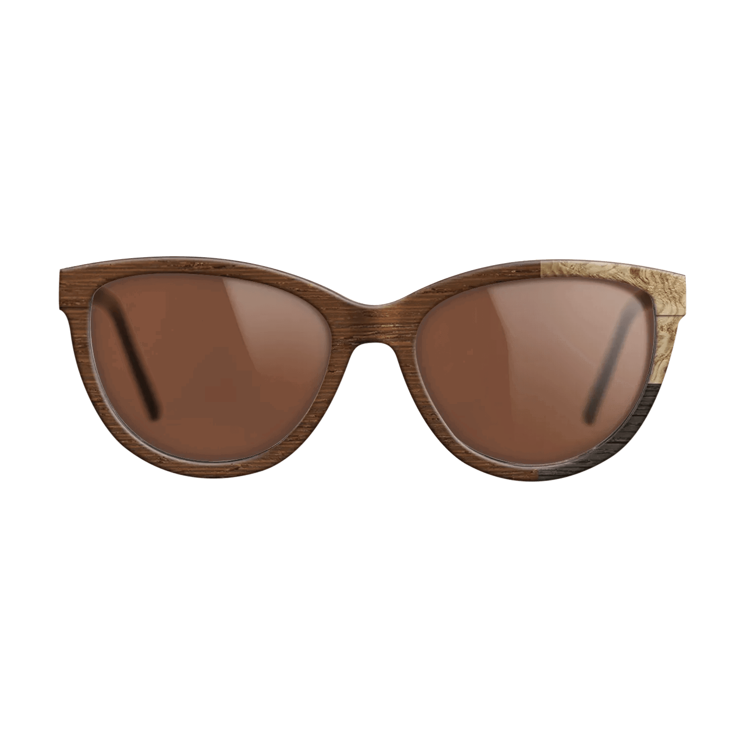 Fumed Oak,Olive Burl,Wenge: Cubic Cuts - The Maiden - Cat - SIRIS wood optic