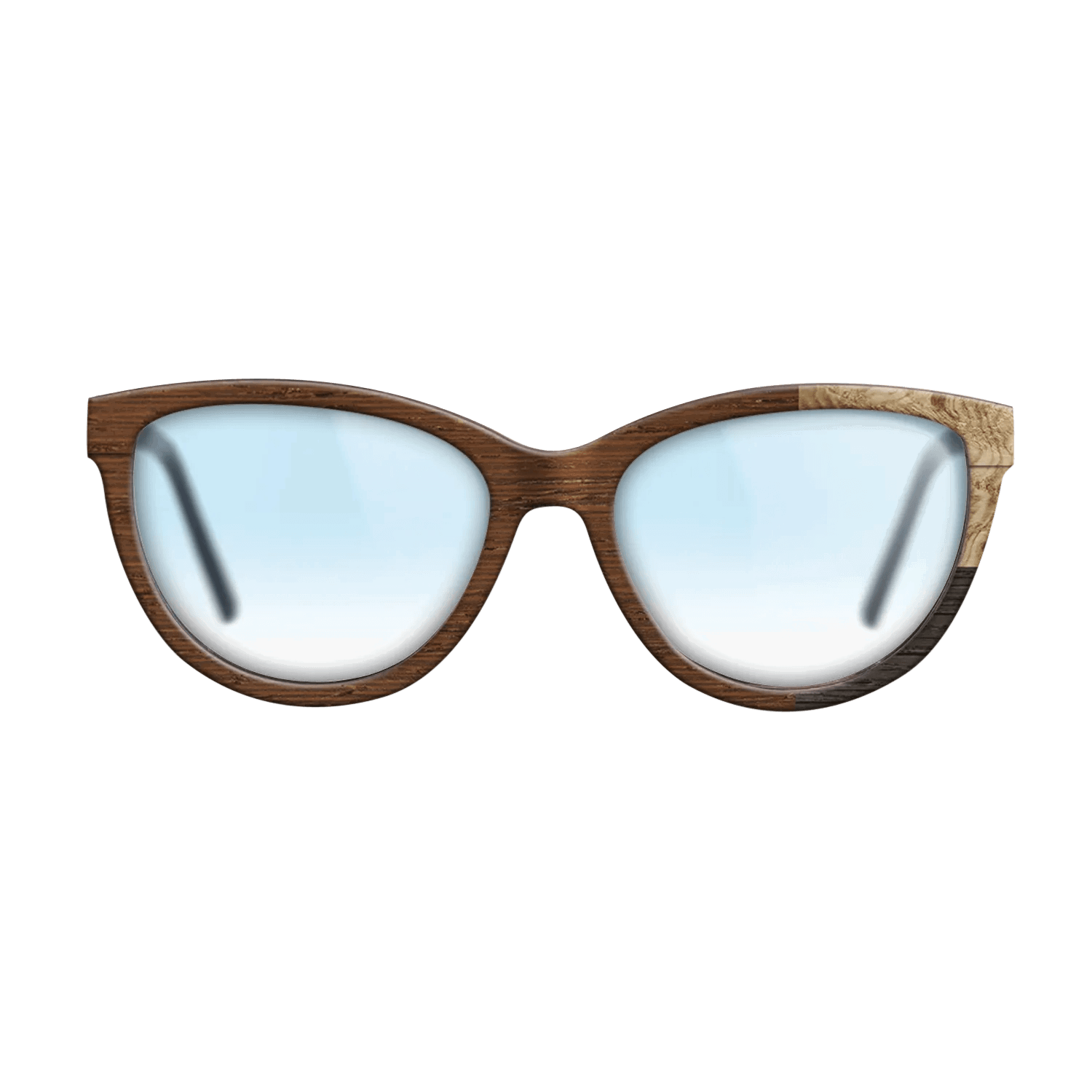 Fumed Oak,Olive Burl,Wenge: Cubic Cuts - The Maiden - Cat - SIRIS wood optic