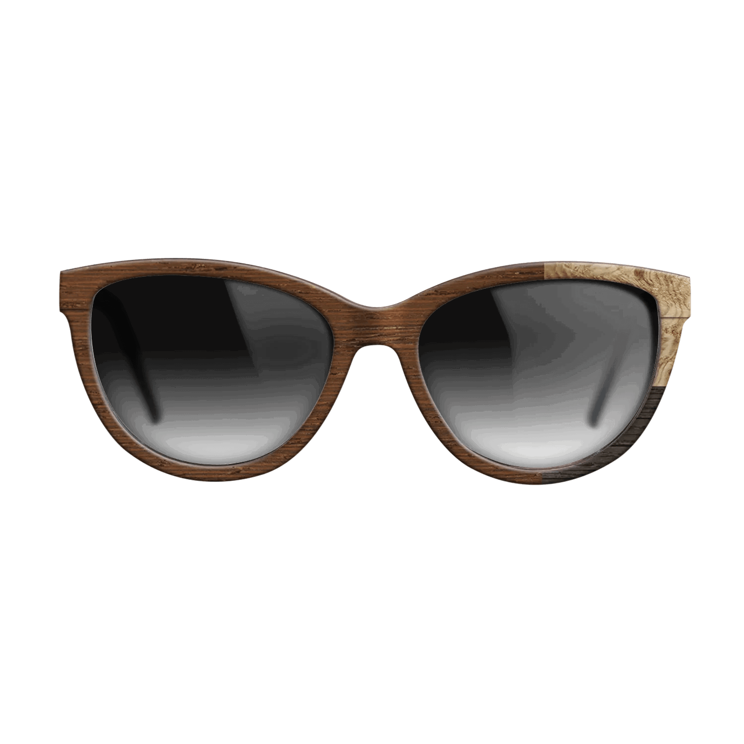 Fumed Oak,Olive Burl,Wenge: Cubic Cuts - The Maiden - Cat - SIRIS wood optic