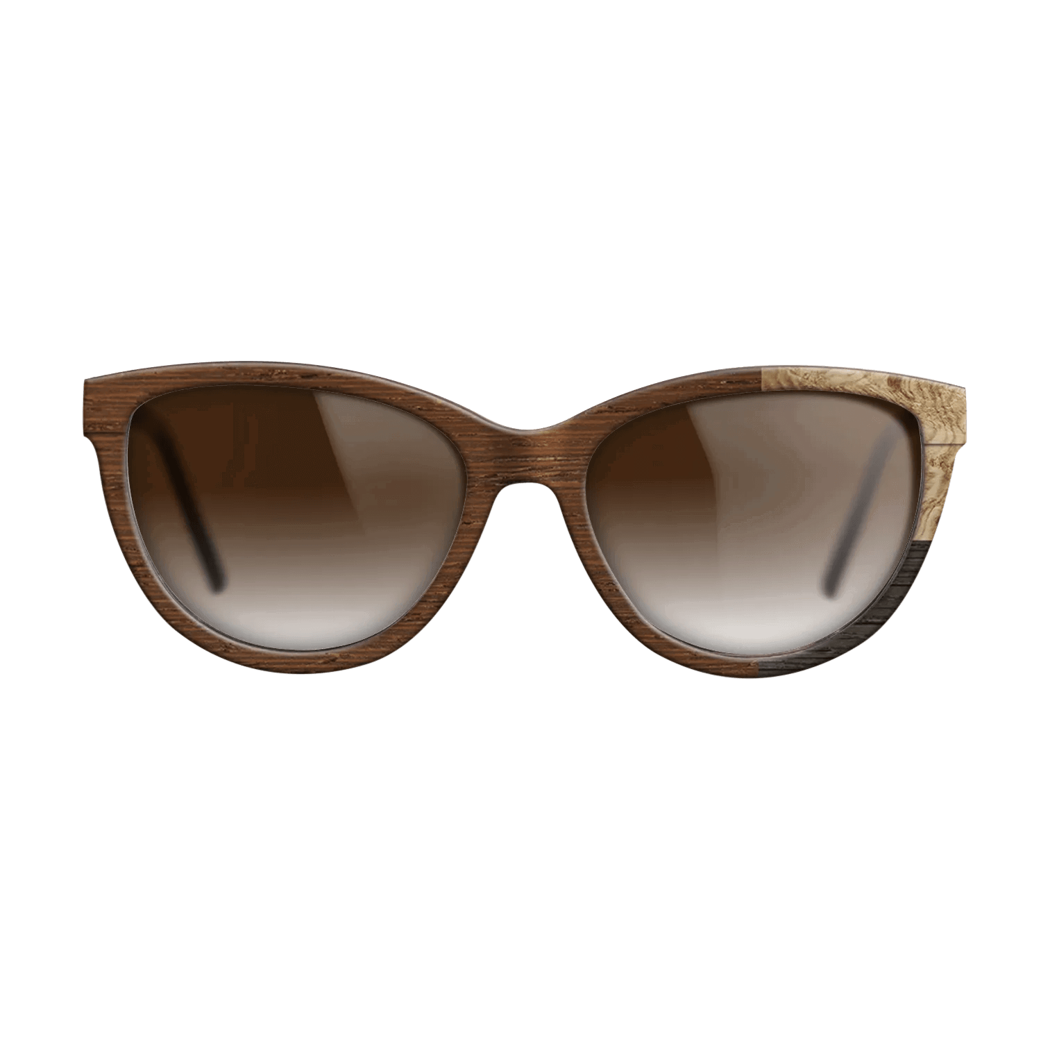 Fumed Oak,Olive Burl,Wenge: Cubic Cuts - The Maiden - Cat - SIRIS wood optic