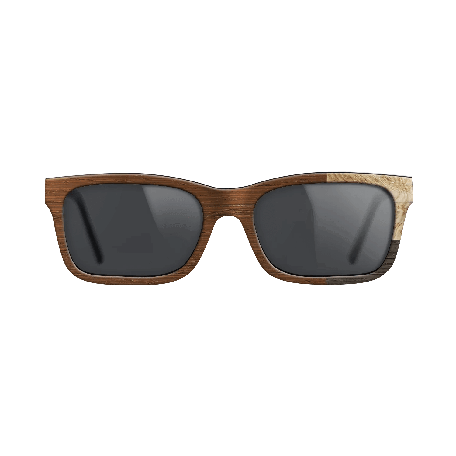 Fumed Oak,Olive Burl,Wenge: Cubic Cuts - The Sage - Rectangle - SIRIS wood optic