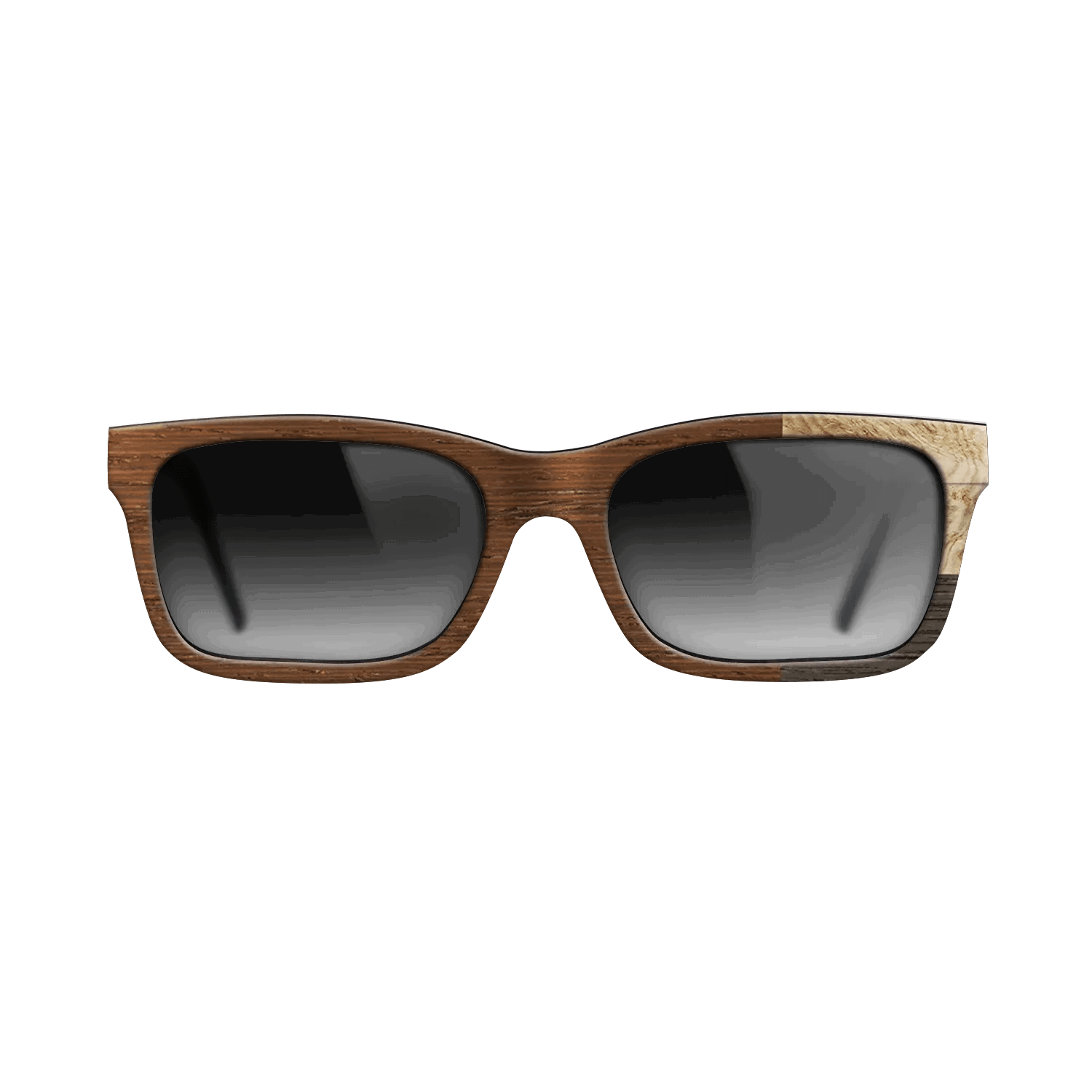 Fumed Oak,Olive Burl,Wenge: Cubic Cuts - The Sage - Rectangle - SIRIS wood optic