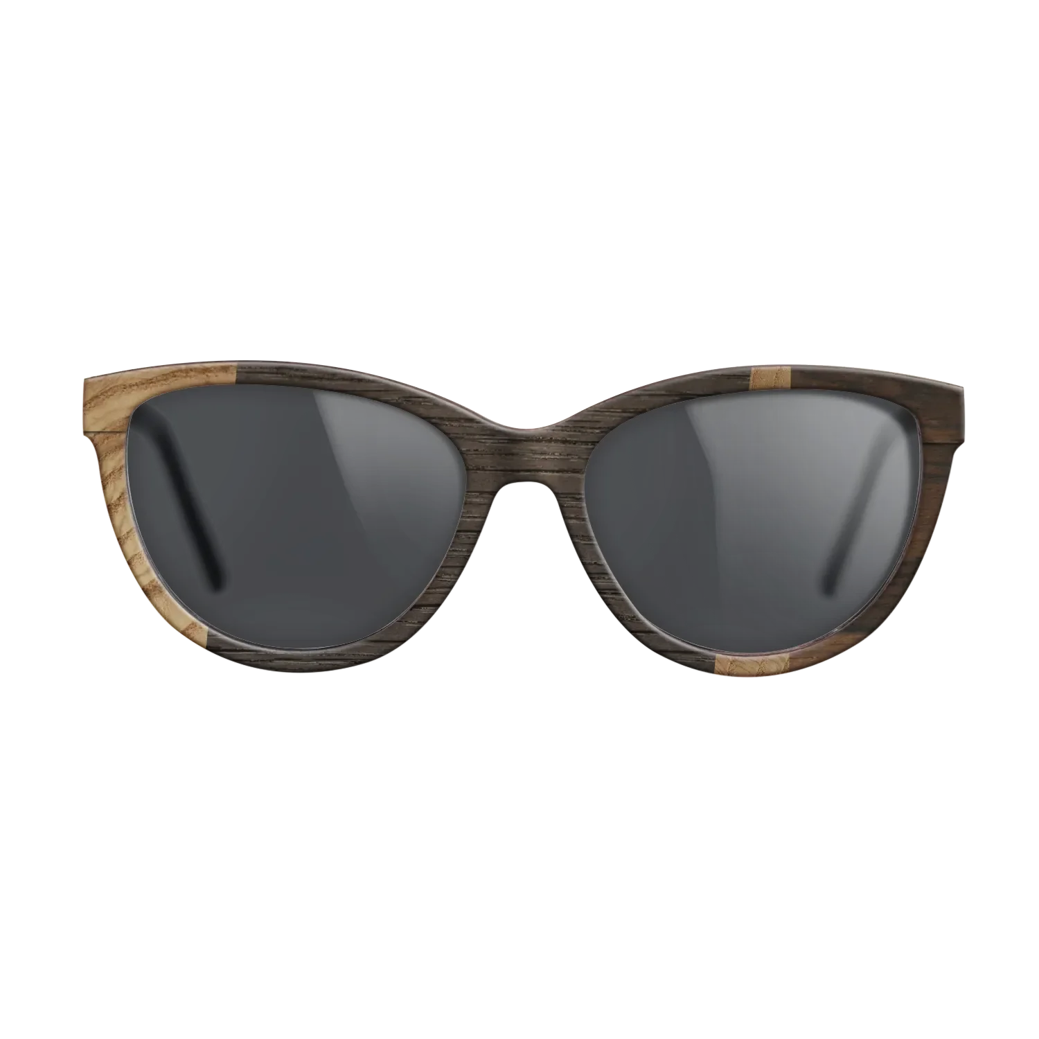 Fumed Oak,Olive Burl,Ziricote Dark Quartered: Wedge - The Maiden - Cat - 1116 - SIRIS wood optic