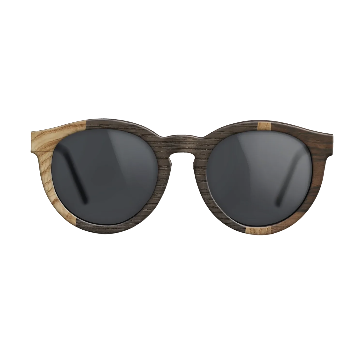 Fumed Oak,Olive Burl,Ziricote Dark Quartered: Wedge - The Rebel - Round - 1116 - SIRIS wood optic
