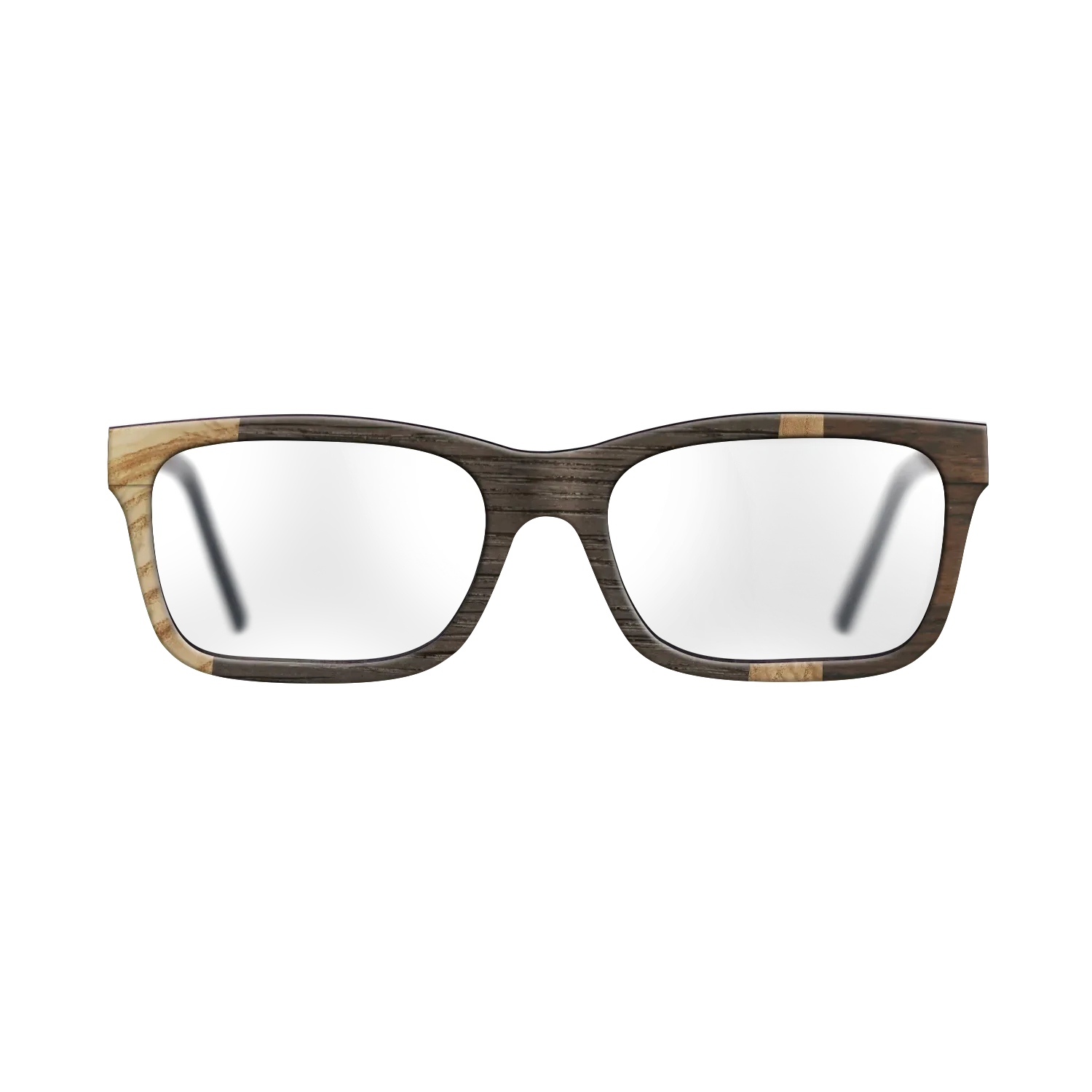 Fumed Oak,Olive Burl,Ziricote Dark Quartered: Wedge - The Sage - Rectangle - 1116 - SIRIS wood optic