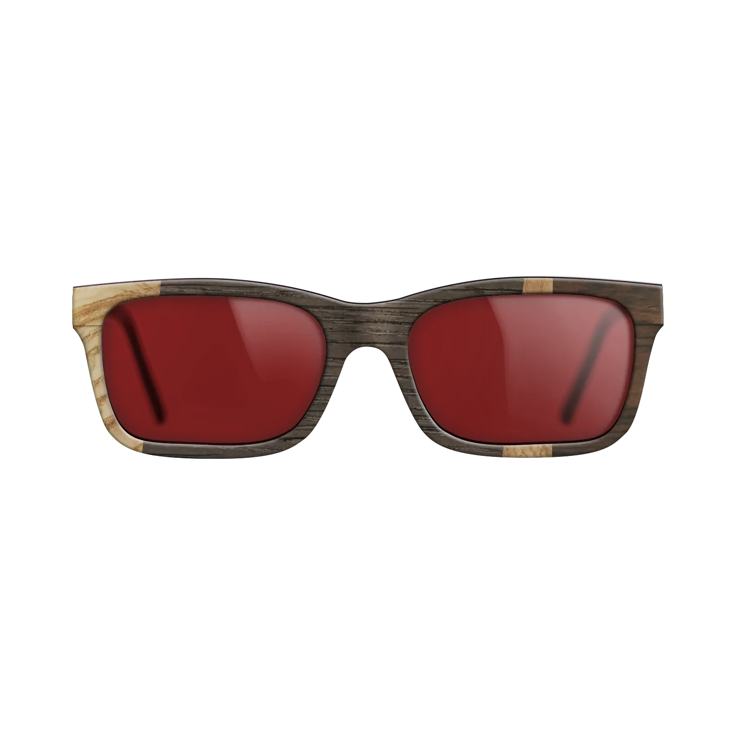 Fumed Oak,Olive Burl,Ziricote Dark Quartered: Wedge - The Sage - Rectangle - 1116 - SIRIS wood optic