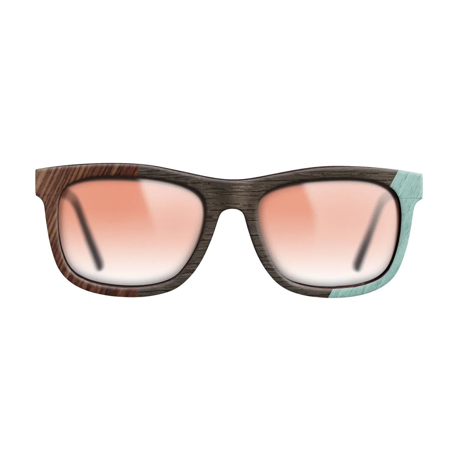 Fumed Oak,Poplar Dyed: Baby Blue,Olive Burl,Kingwood: Angle Cut - The Hero - Square - 1224 - SIRIS wood optic