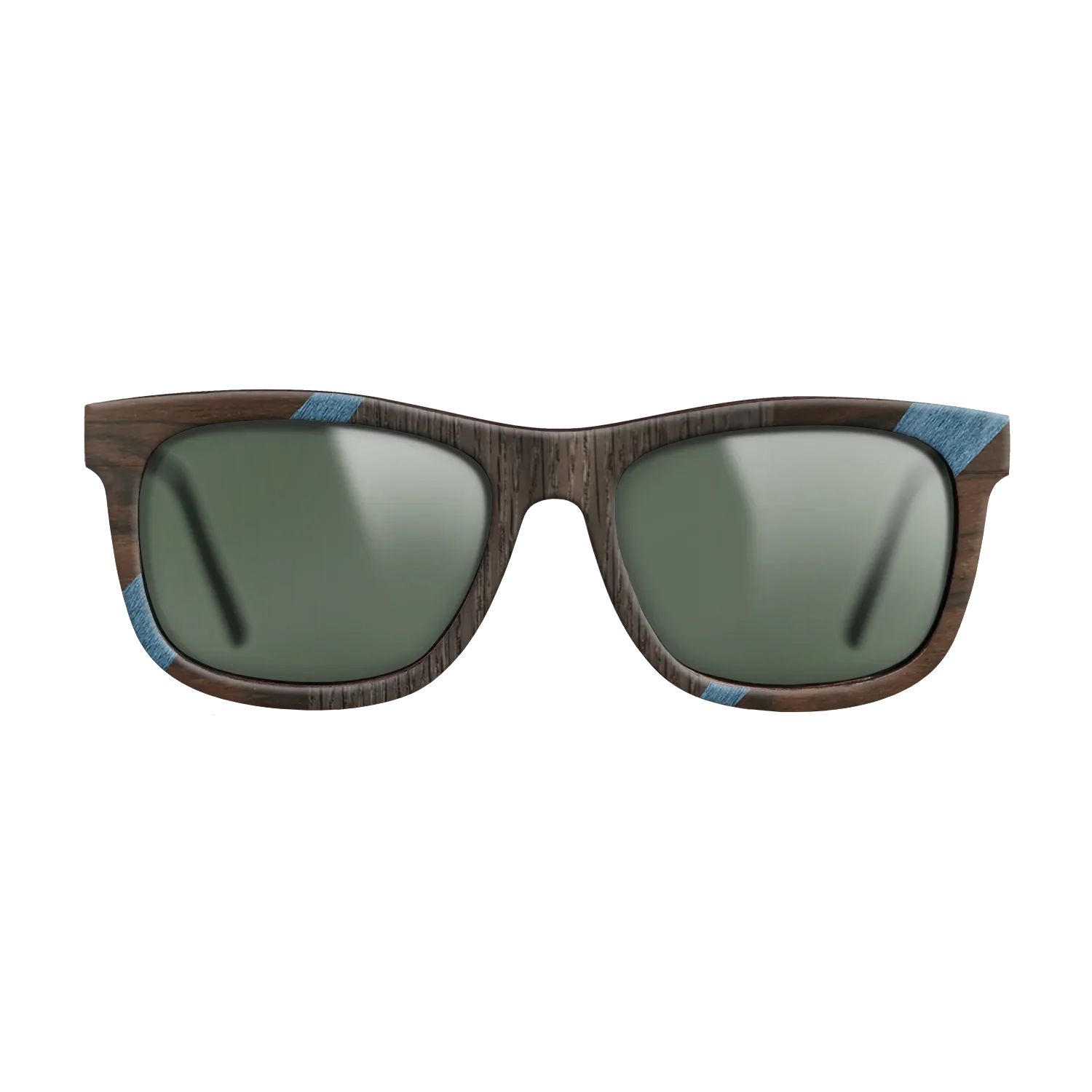 Fumed Oak,Poplar Dyed: Blue Denim,Kingwood,Ziricote Dark Quartered: Recursive - The Hero - Square - 1703 - SIRIS wood optic