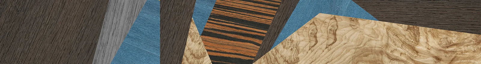 Fumed Oak,Poplar Dyed: Blue Denim,Poplar Dyed: Grey,Italian Ebony,Olive Burl: Mosaic - The Sage - Rectangle - 699 - SIRIS wood optic