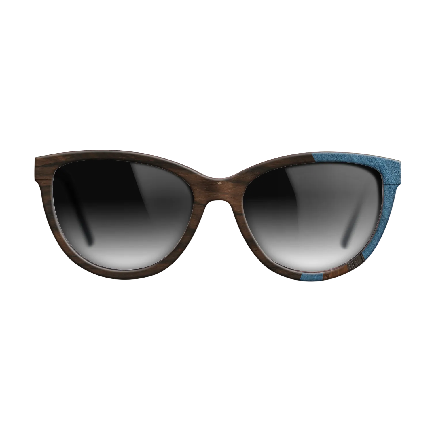 Fumed Oak,Poplar Dyed: Blue Denim,Ziricote Dark Quartered,Walnut Claro Light: Fractal - The Maiden - Cat - SIRIS wood optic