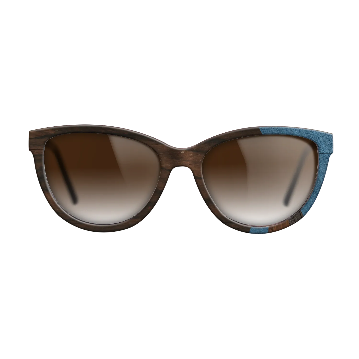 Fumed Oak,Poplar Dyed: Blue Denim,Ziricote Dark Quartered,Walnut Claro Light: Fractal - The Maiden - Cat - SIRIS wood optic