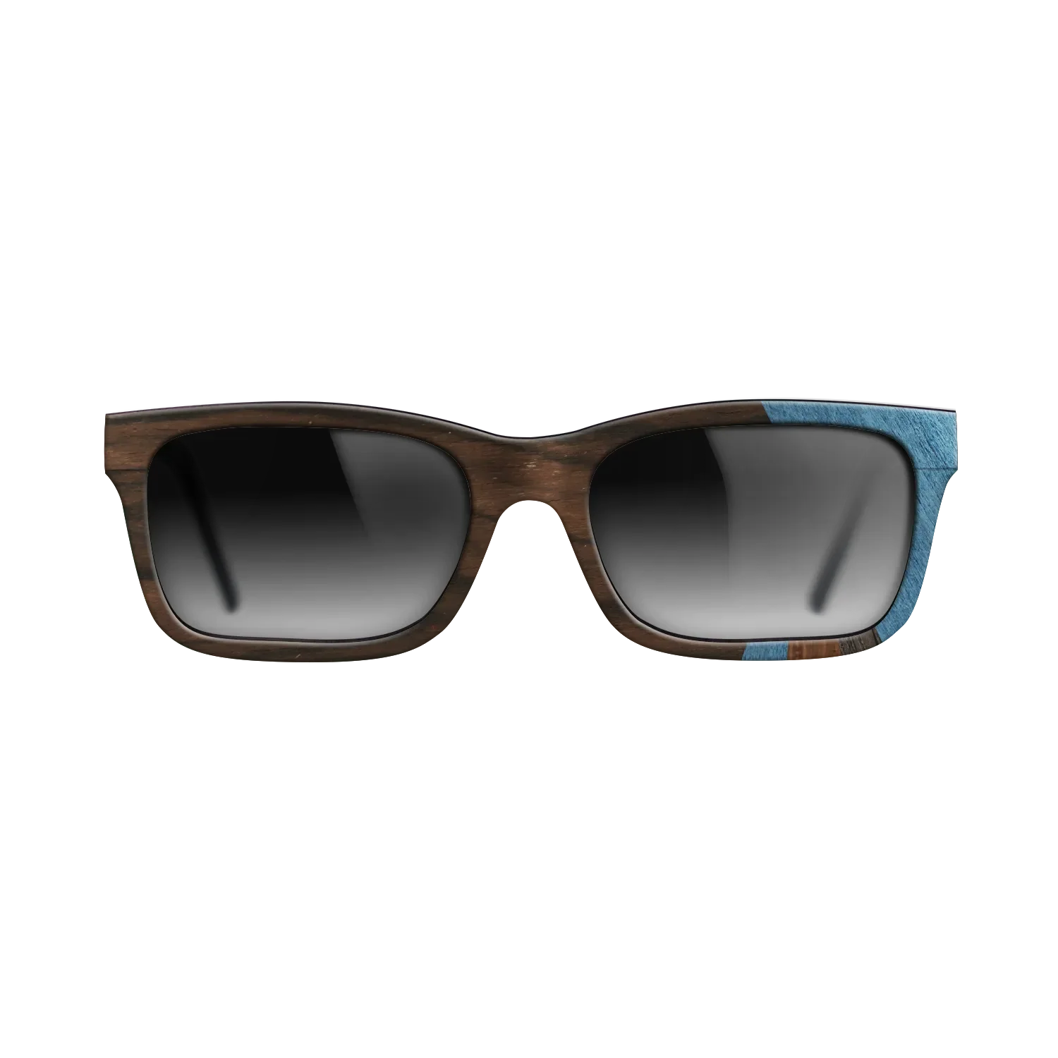 Fumed Oak,Poplar Dyed: Blue Denim,Ziricote Dark Quartered,Walnut Claro Light: Fractal - The Sage - Rectangle - SIRIS wood optic