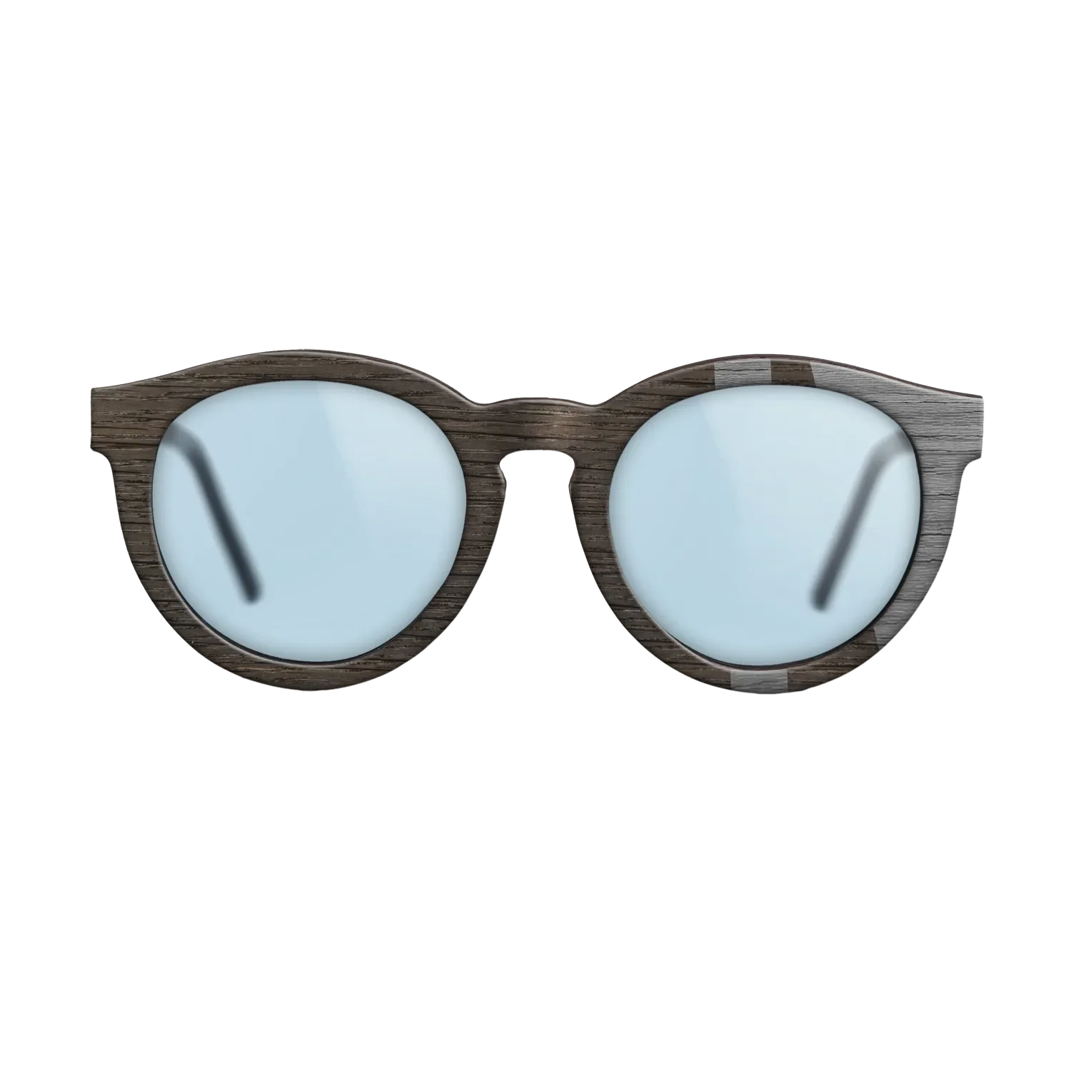 Fumed Oak,Poplar Dyed: Grey: Bauhaus - The Rebel - Round - 2054 - SIRIS wood optic