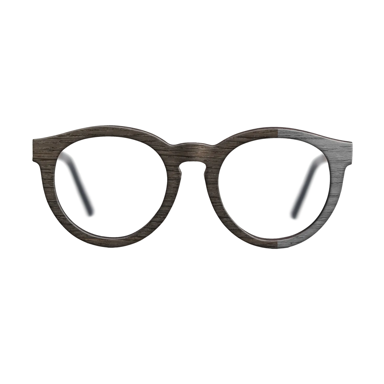 Fumed Oak,Poplar Dyed: Grey: Bauhaus - The Rebel - Round - SIRIS wood optic