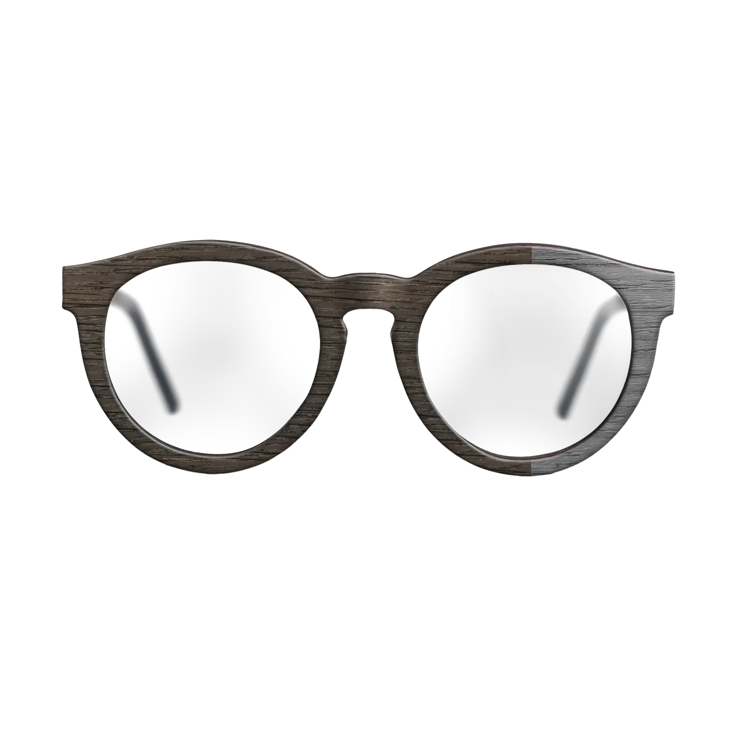 Fumed Oak,Poplar Dyed: Grey: Bauhaus - The Rebel - Round - SIRIS wood optic