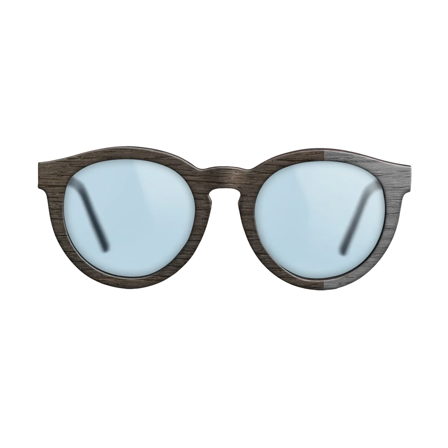 Fumed Oak,Poplar Dyed: Grey: Bauhaus - The Rebel - Round - SIRIS wood optic