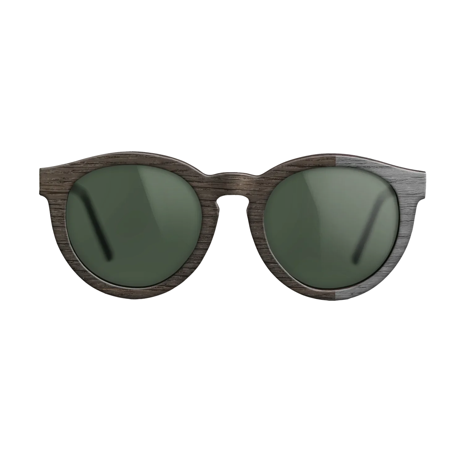 Fumed Oak,Poplar Dyed: Grey: Bauhaus - The Rebel - Round - SIRIS wood optic