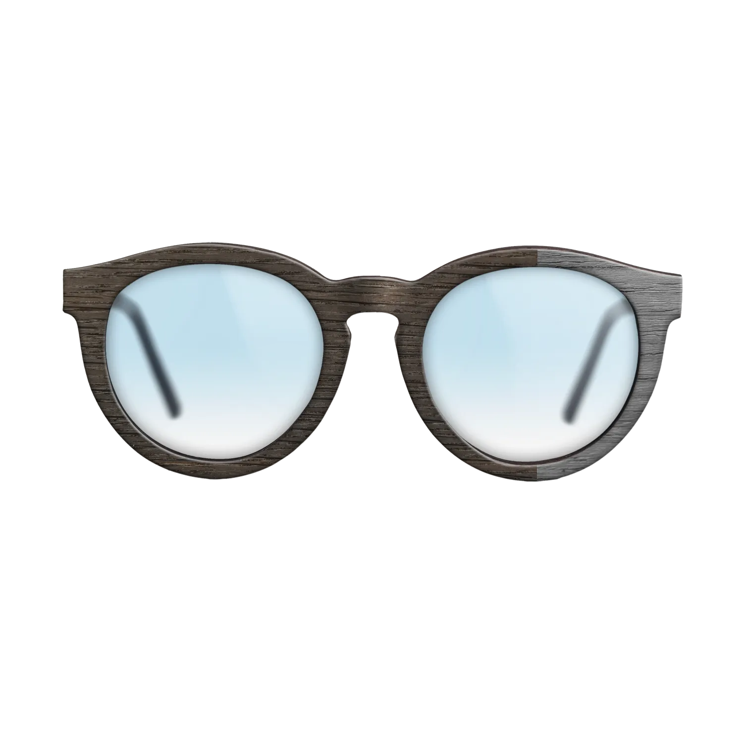 Fumed Oak,Poplar Dyed: Grey: Bauhaus - The Rebel - Round - SIRIS wood optic