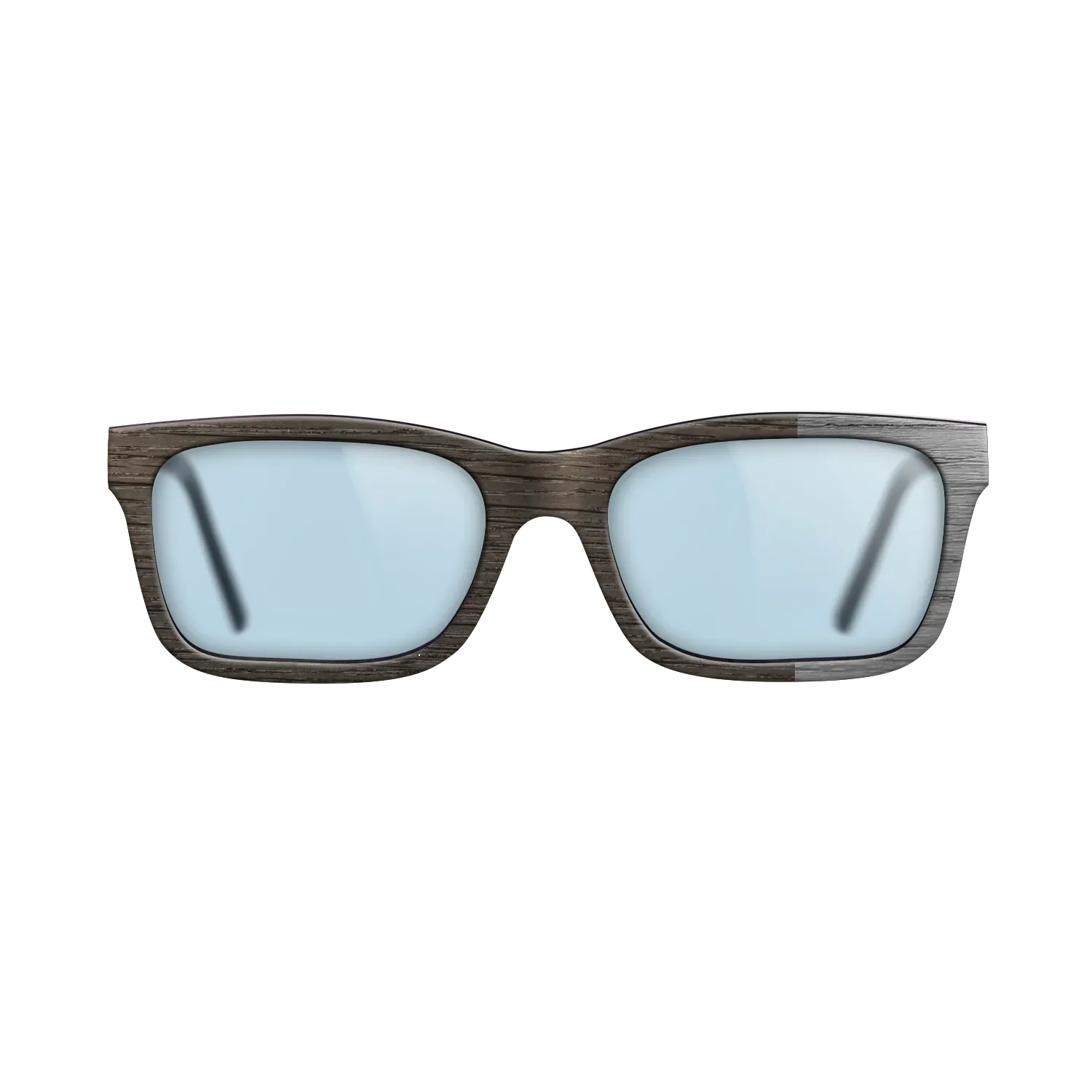 Fumed Oak,Poplar Dyed: Grey: Bauhaus - The Sage - Rectangle - SIRIS wood optic