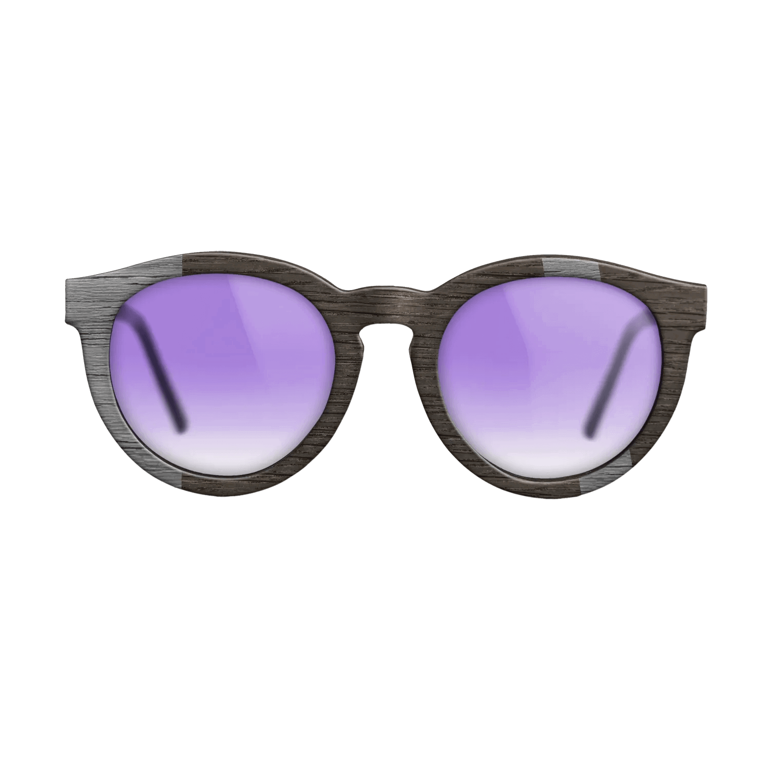 Fumed Oak,Poplar Dyed: Grey: Diametric - The Rebel - Round - SIRIS wood optic