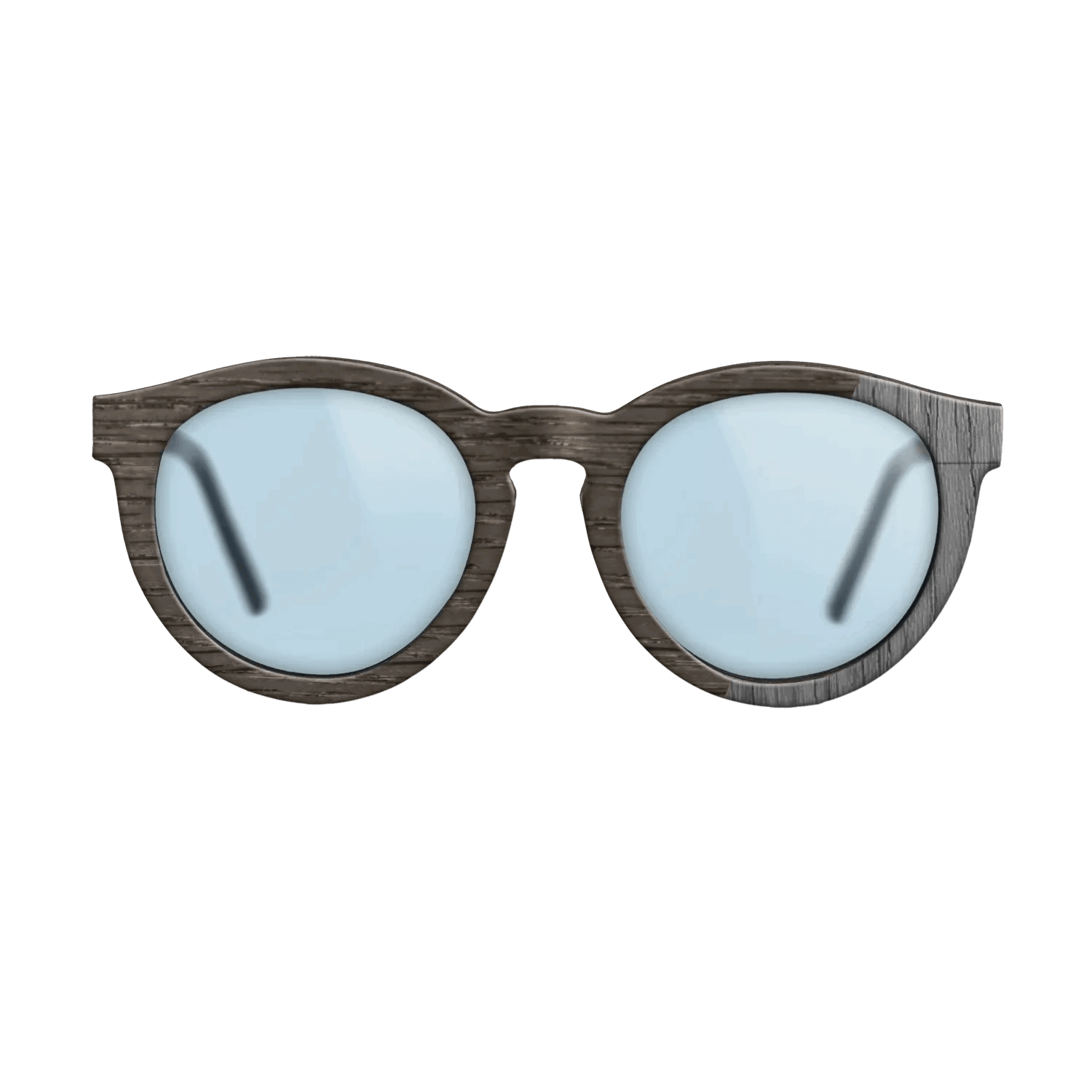 Fumed Oak,Poplar Dyed: Grey: Dicut - The Rebel - Round - SIRIS wood optic