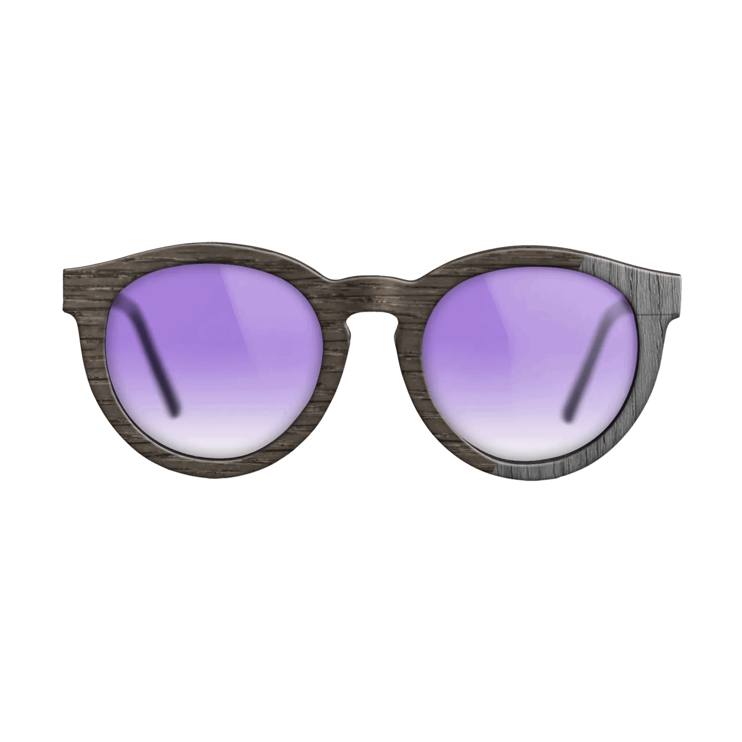 Fumed Oak,Poplar Dyed: Grey: Dicut - The Rebel - Round - SIRIS wood optic