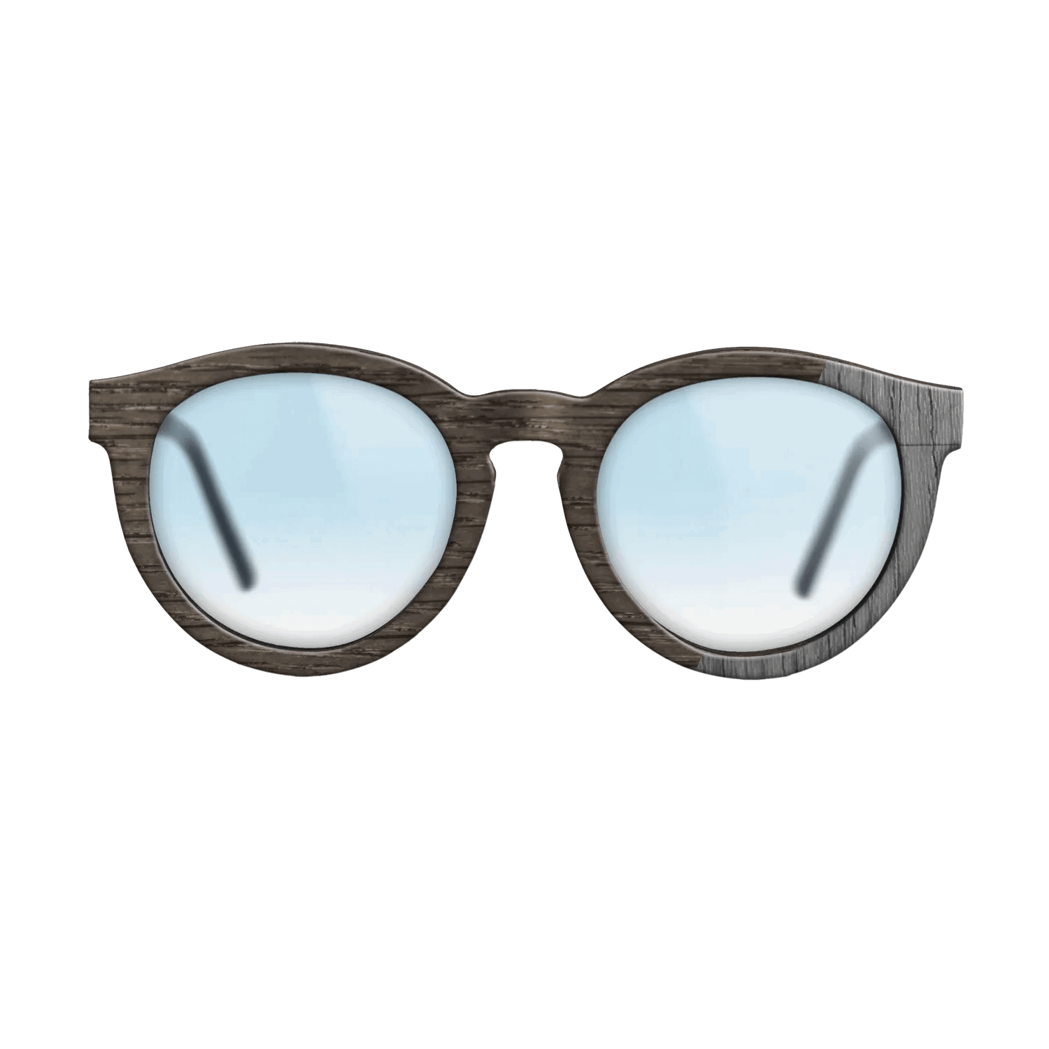 Fumed Oak,Poplar Dyed: Grey: Dicut - The Rebel - Round - SIRIS wood optic