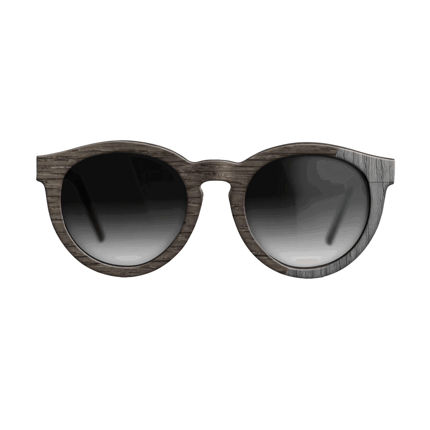 Fumed Oak,Poplar Dyed: Grey: Dicut - The Rebel - Round - SIRIS wood optic