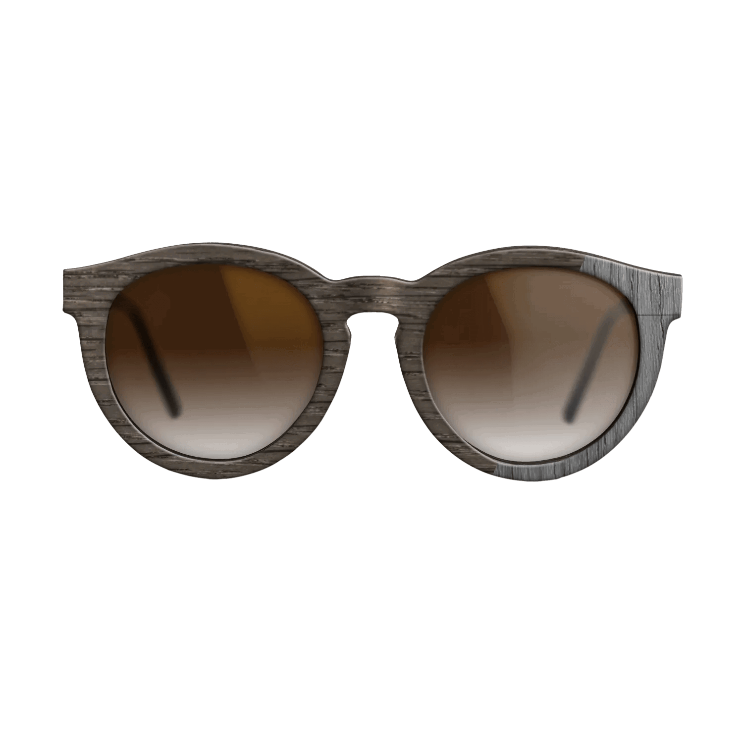 Fumed Oak,Poplar Dyed: Grey: Dicut - The Rebel - Round - SIRIS wood optic