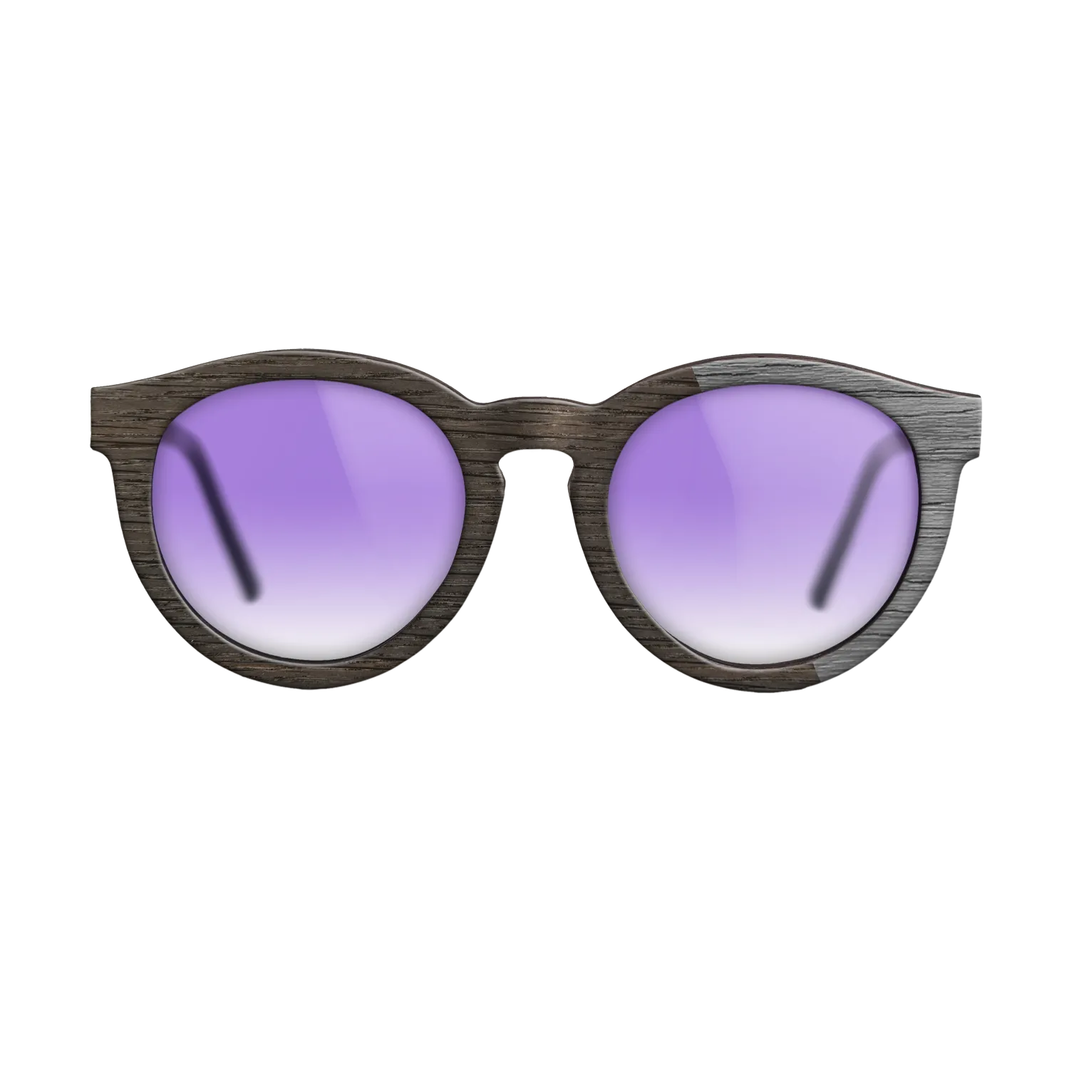 Fumed Oak,Poplar Dyed: Grey: Splice - The Rebel - Round - SIRIS wood optic