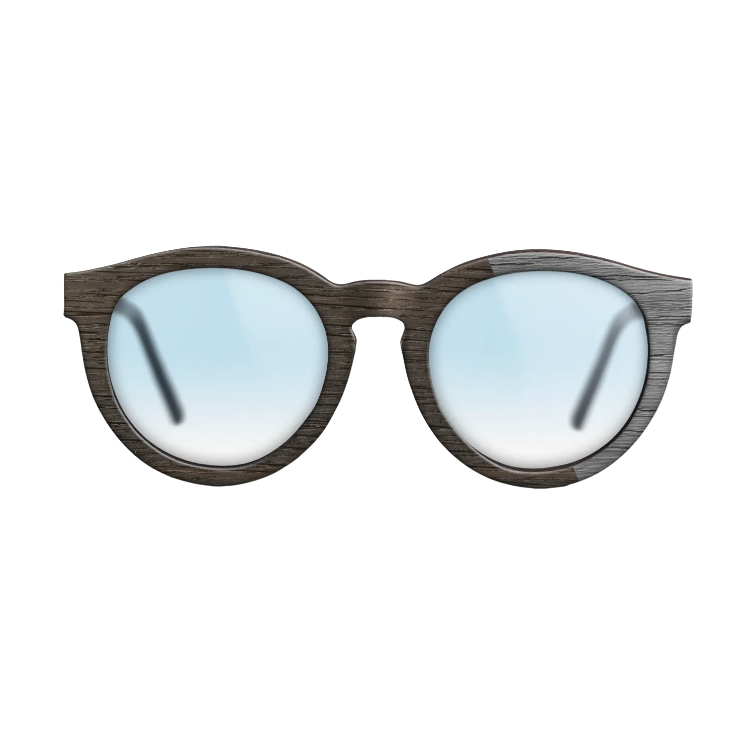 Fumed Oak,Poplar Dyed: Grey: Splice - The Rebel - Round - SIRIS wood optic