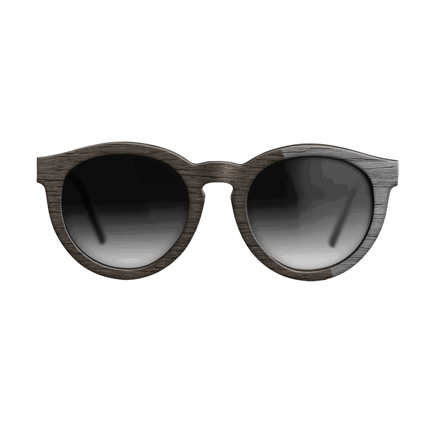 Fumed Oak,Poplar Dyed: Grey: Splice - The Rebel - Round - SIRIS wood optic