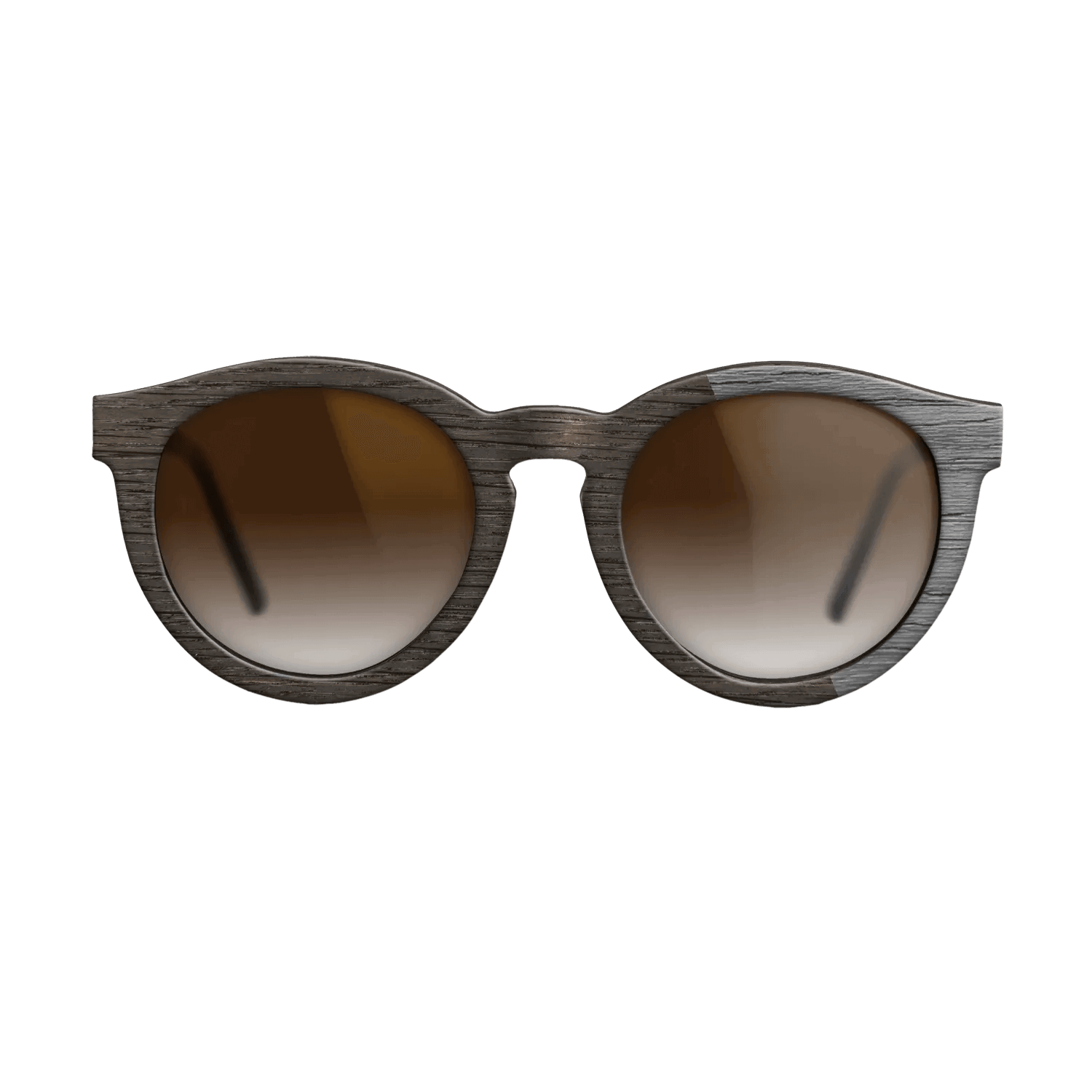Fumed Oak,Poplar Dyed: Grey: Splice - The Rebel - Round - SIRIS wood optic