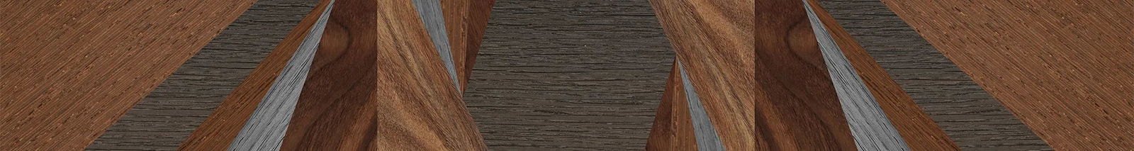 Fumed Oak,Poplar Dyed: Grey,Walnut Claro Light,Wenge: Fractal - The Hero - Square - SIRIS wood optic
