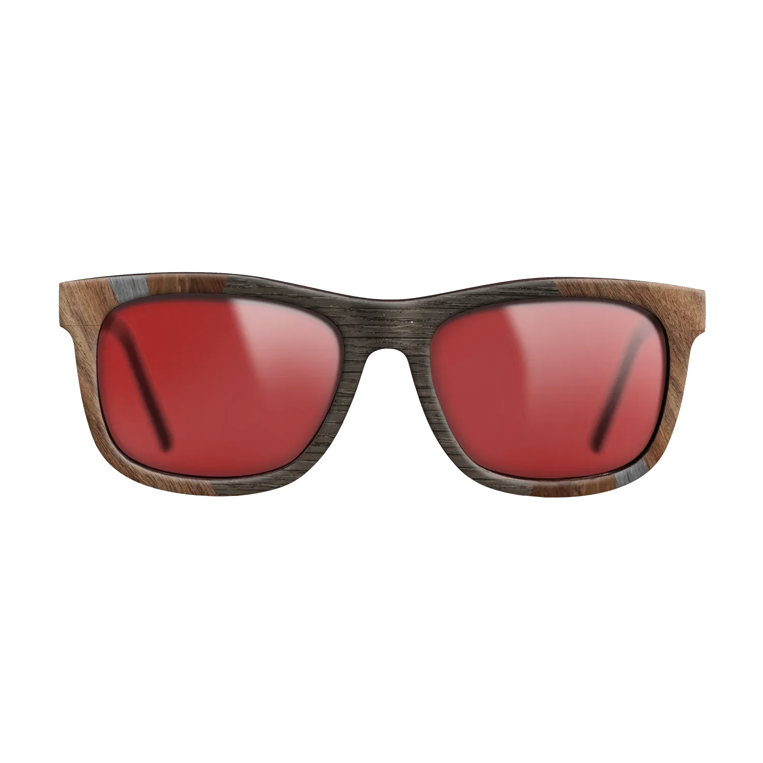Fumed Oak,Poplar Dyed: Grey,Walnut Claro Light,Wenge: Fractal - The Hero - Square - SIRIS wood optic