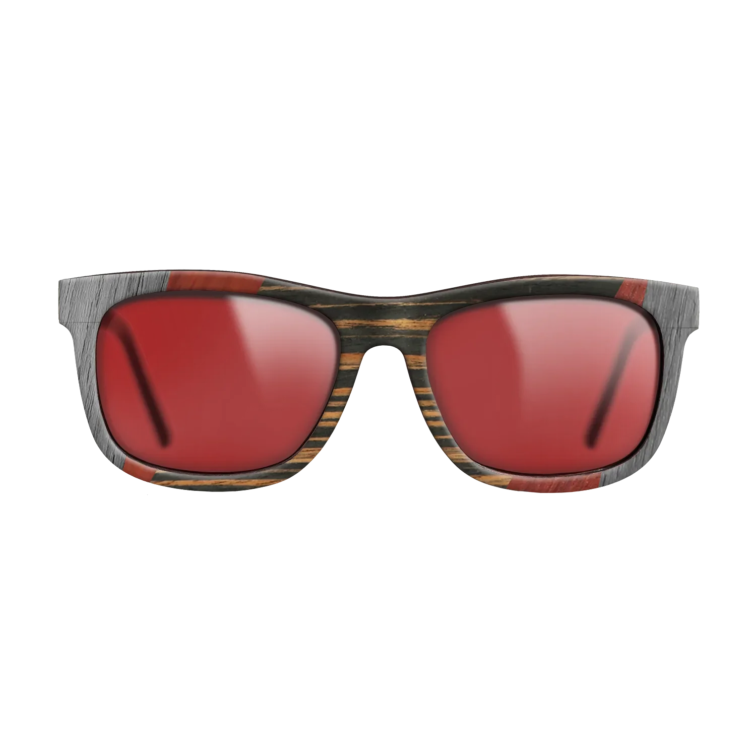 Fumed Oak,Poplar Dyed: Red,Poplar Dyed: Grey,Italian Ebony,Olive Burl: Mosaic - The Hero - Square - 2056 - SIRIS wood optic
