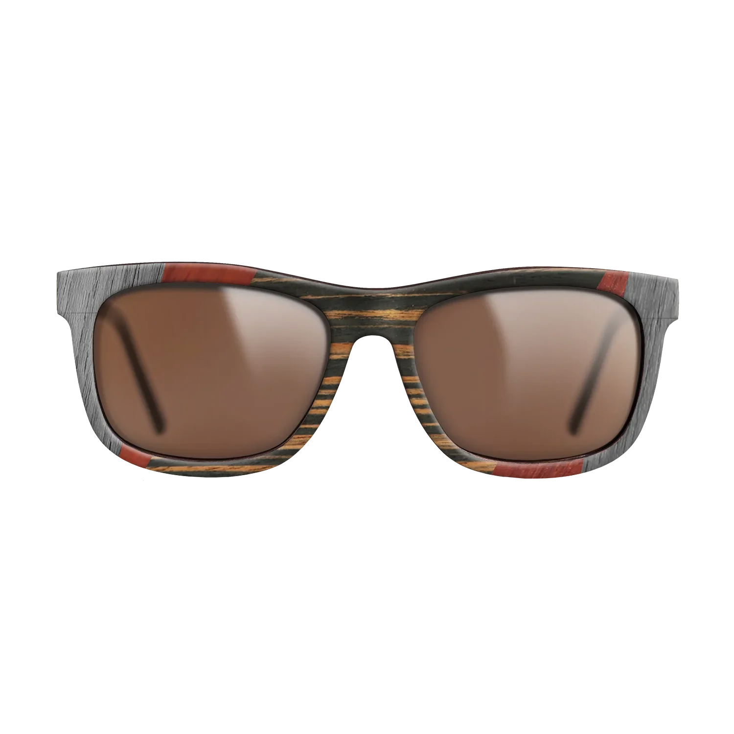 Fumed Oak,Poplar Dyed: Red,Poplar Dyed: Grey,Italian Ebony,Olive Burl: Mosaic - The Hero - Square - 2056 - SIRIS wood optic