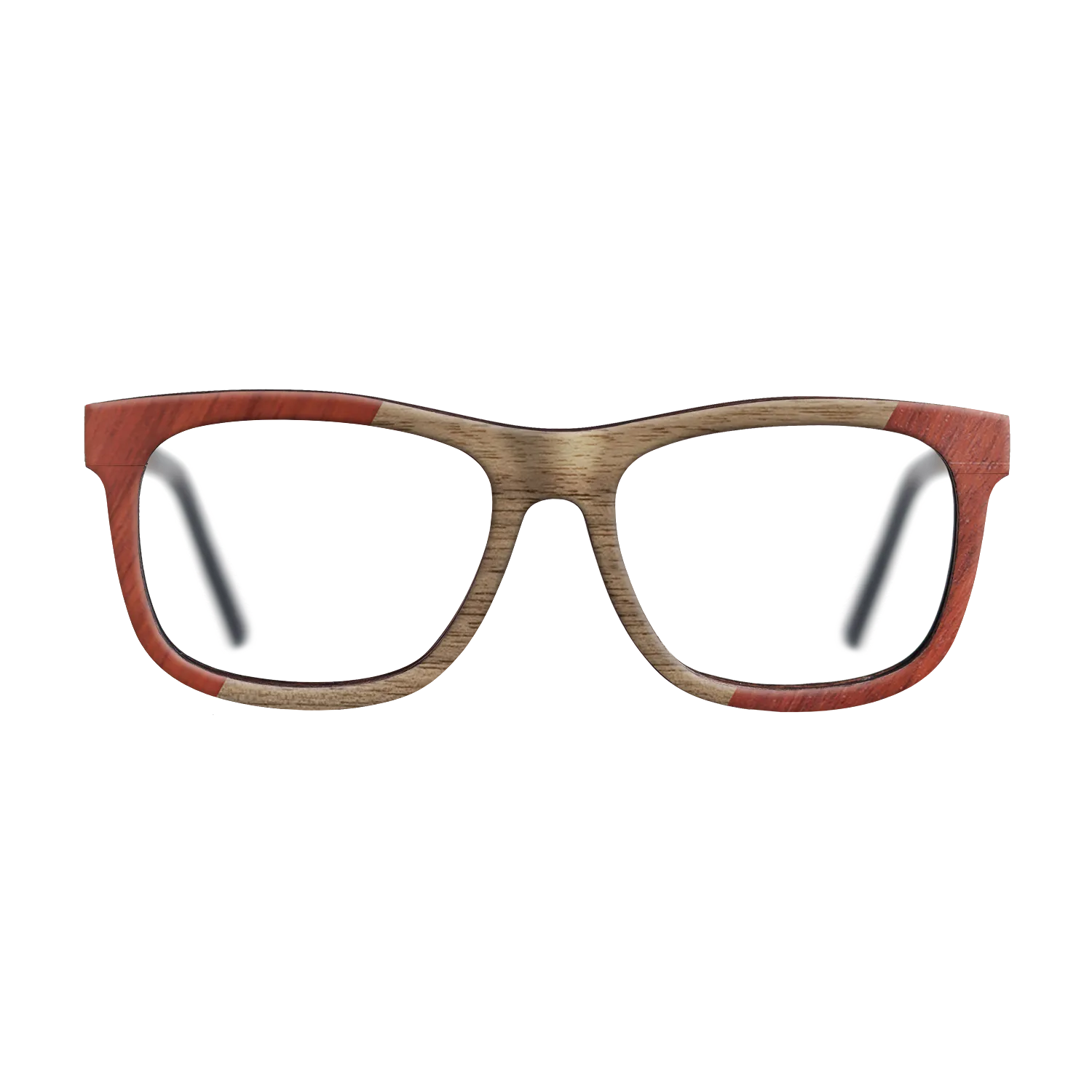 Fumed Oak,Poplar Dyed: Red,Walnut: Straight Grain: Angle Cut - The Hero - Square - SIRIS wood optic