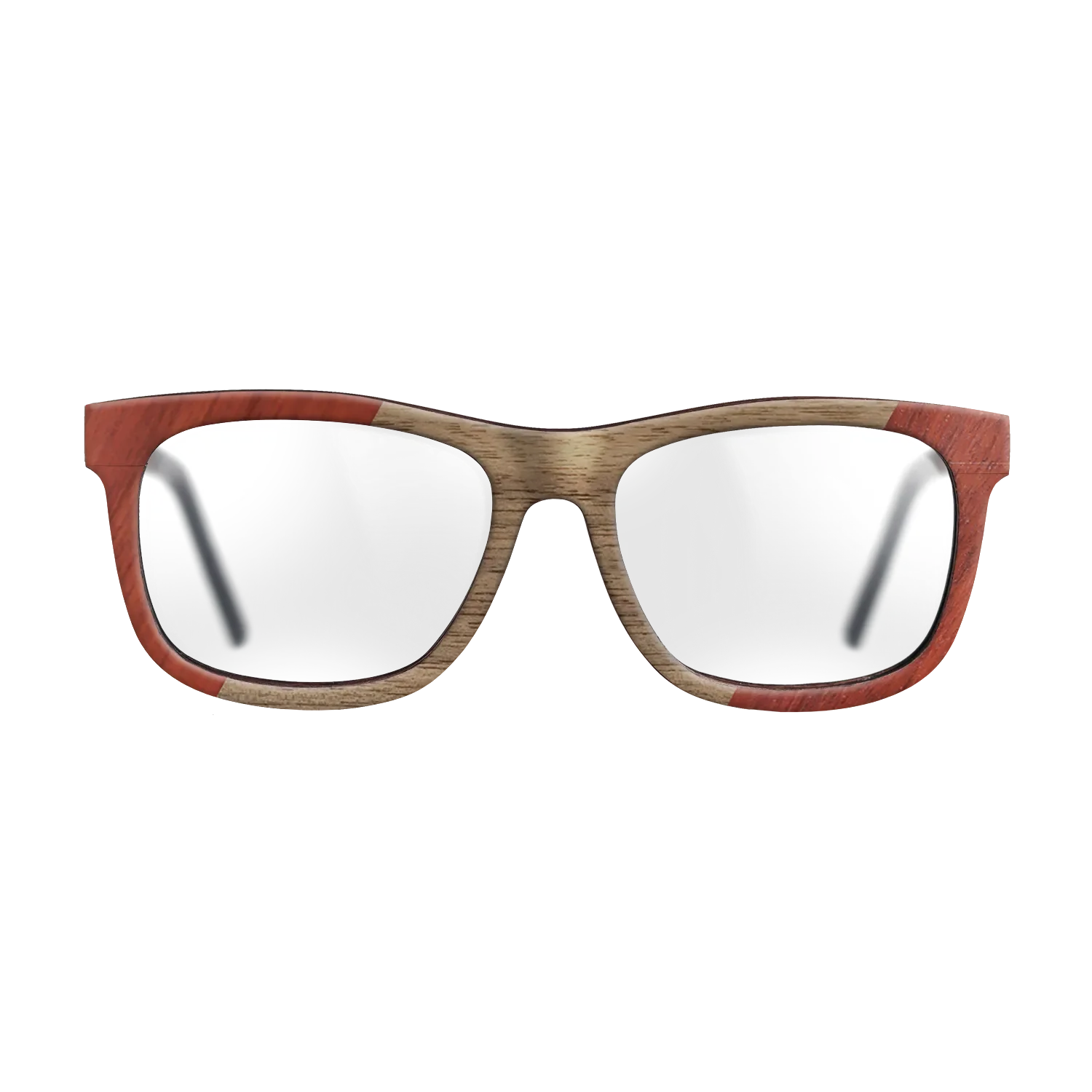 Fumed Oak,Poplar Dyed: Red,Walnut: Straight Grain: Angle Cut - The Hero - Square - SIRIS wood optic